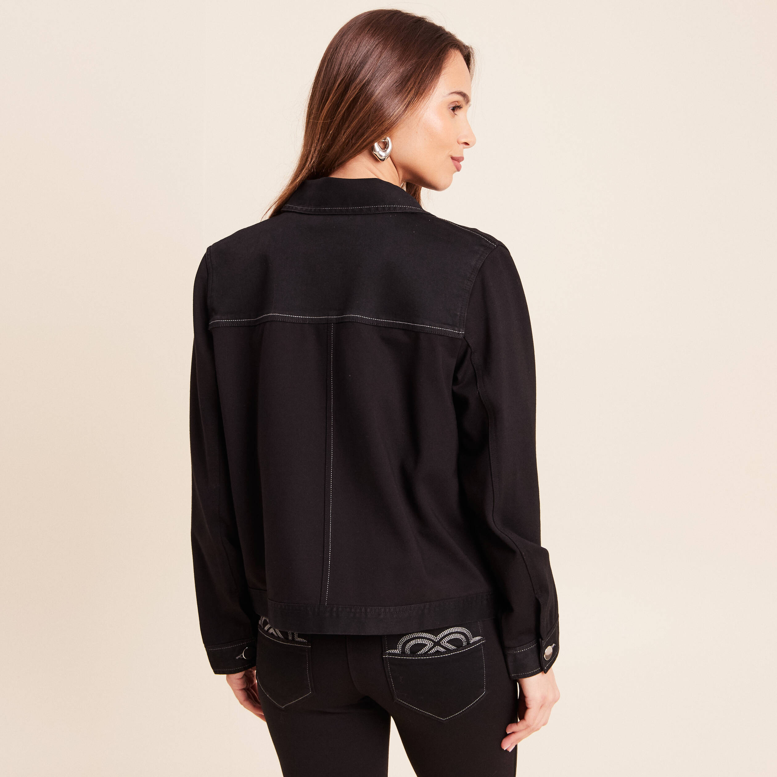 Veste De Sport Freely Femme XS - Noire Zippée - Manches Longues - Coupe Athlétique