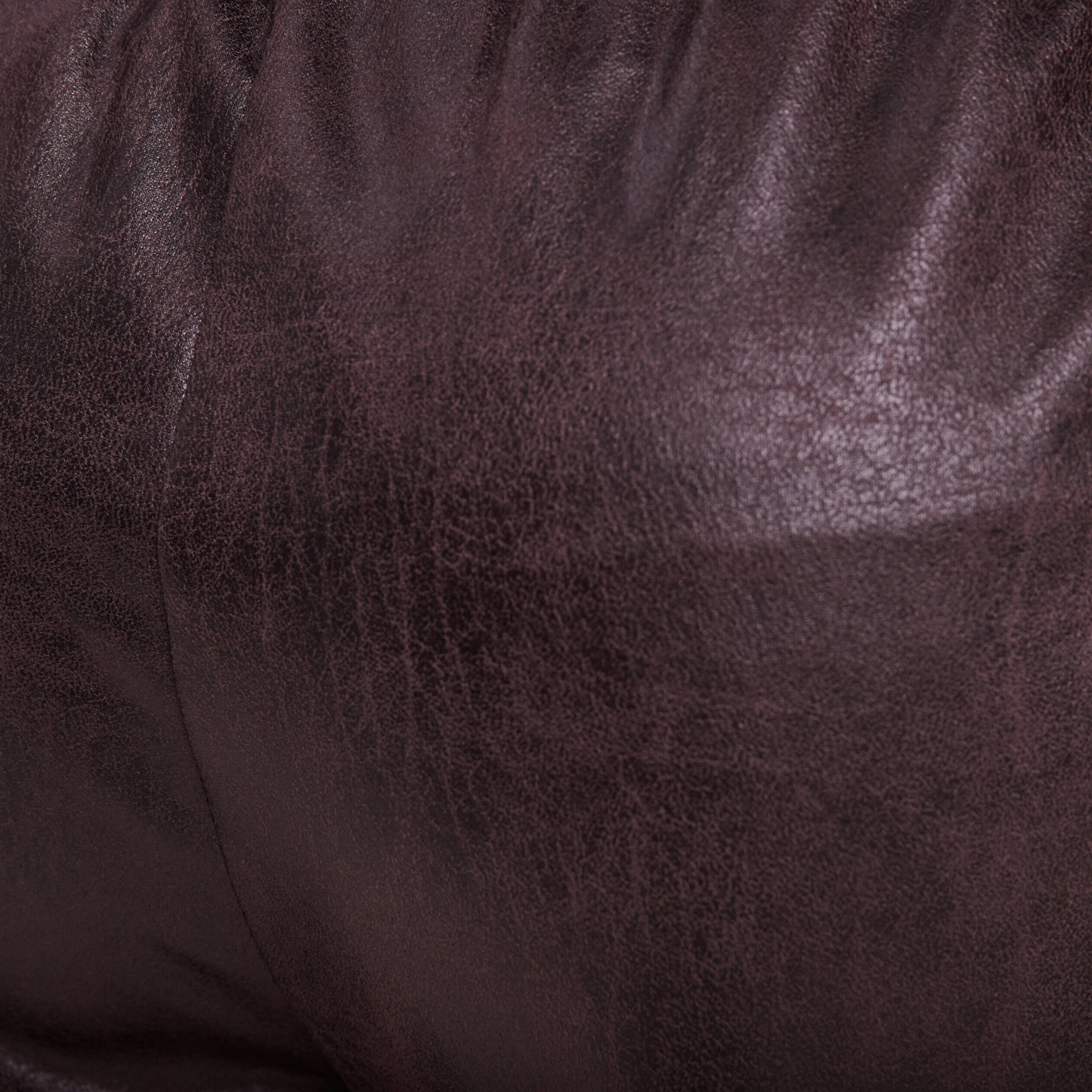Pantalon simili outlet cuir marron