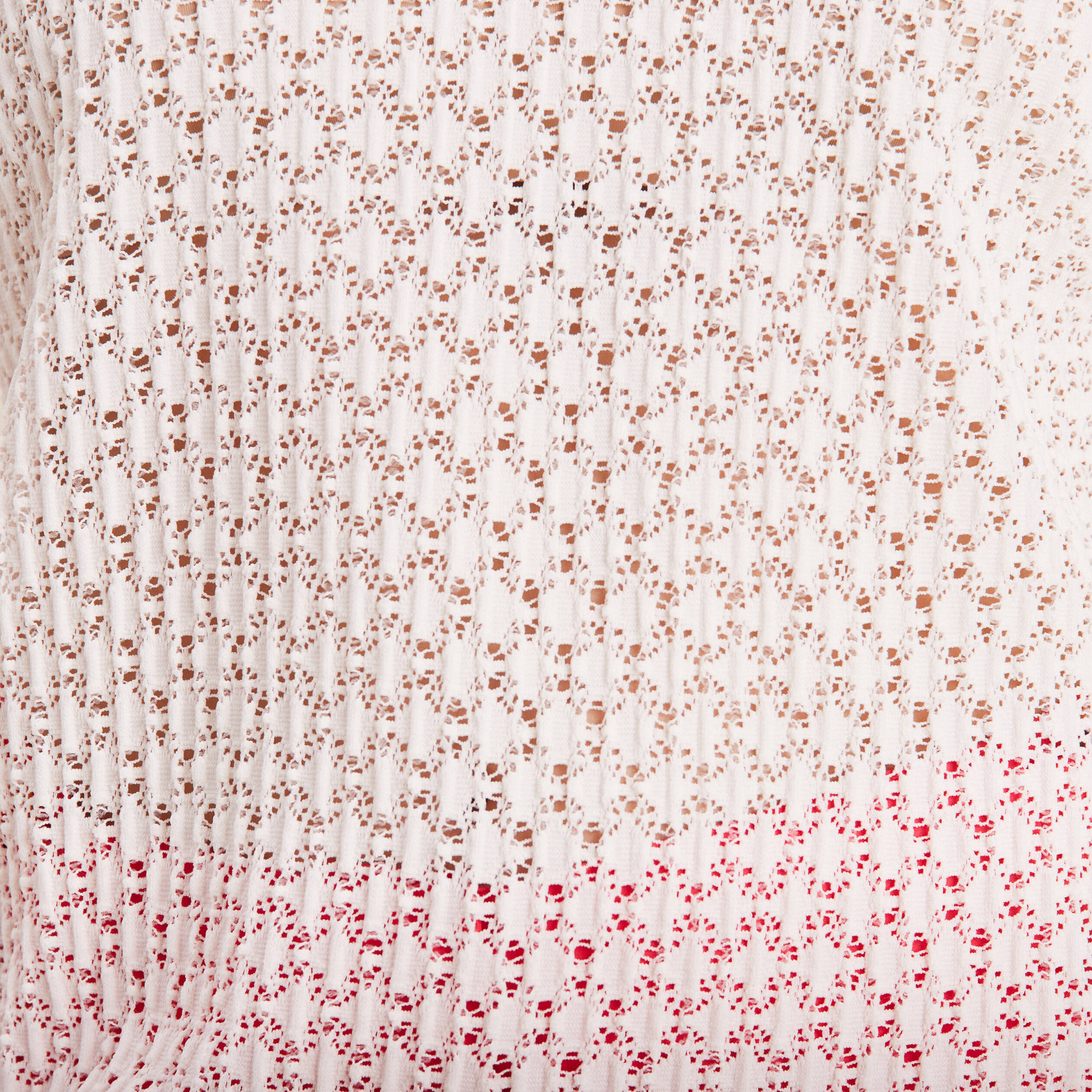Blouse manches courtes crochet ecru femme