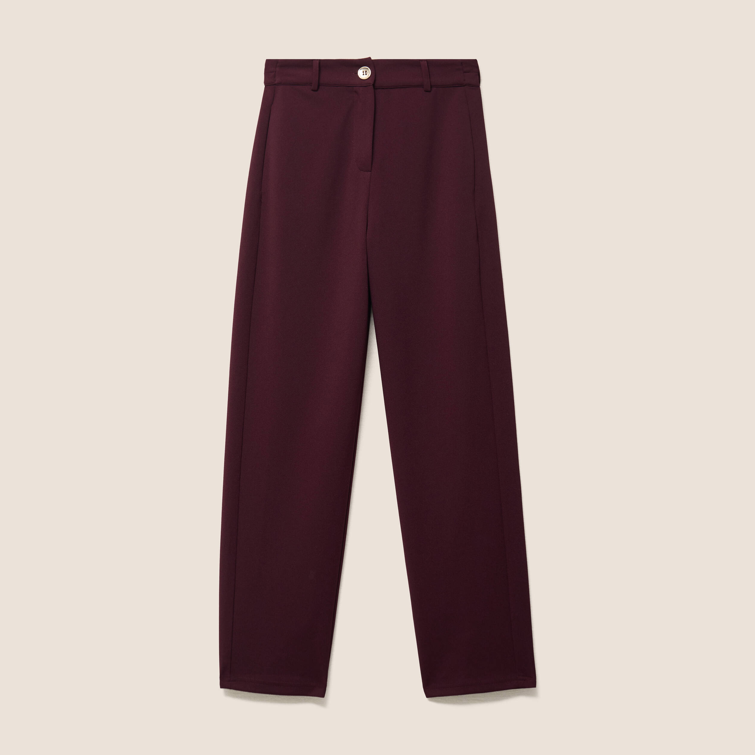 Pantalon bordeaux femme