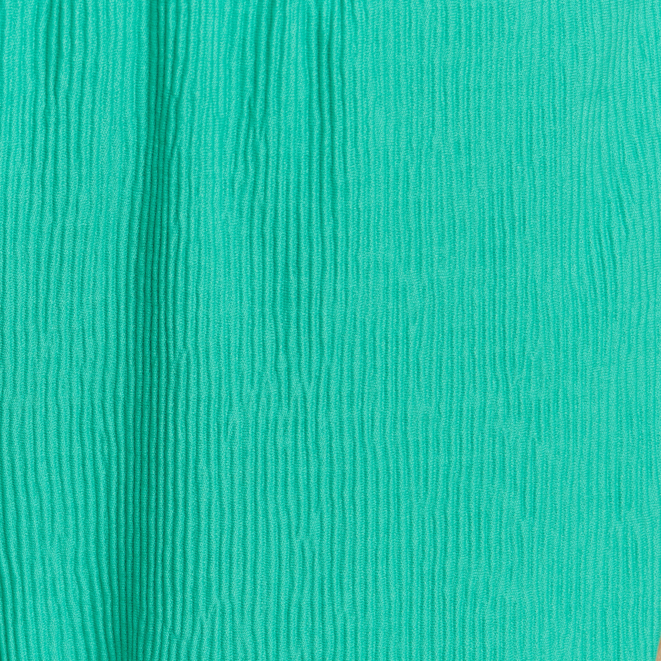 Pantalon flou taille basse vert turquoise femme