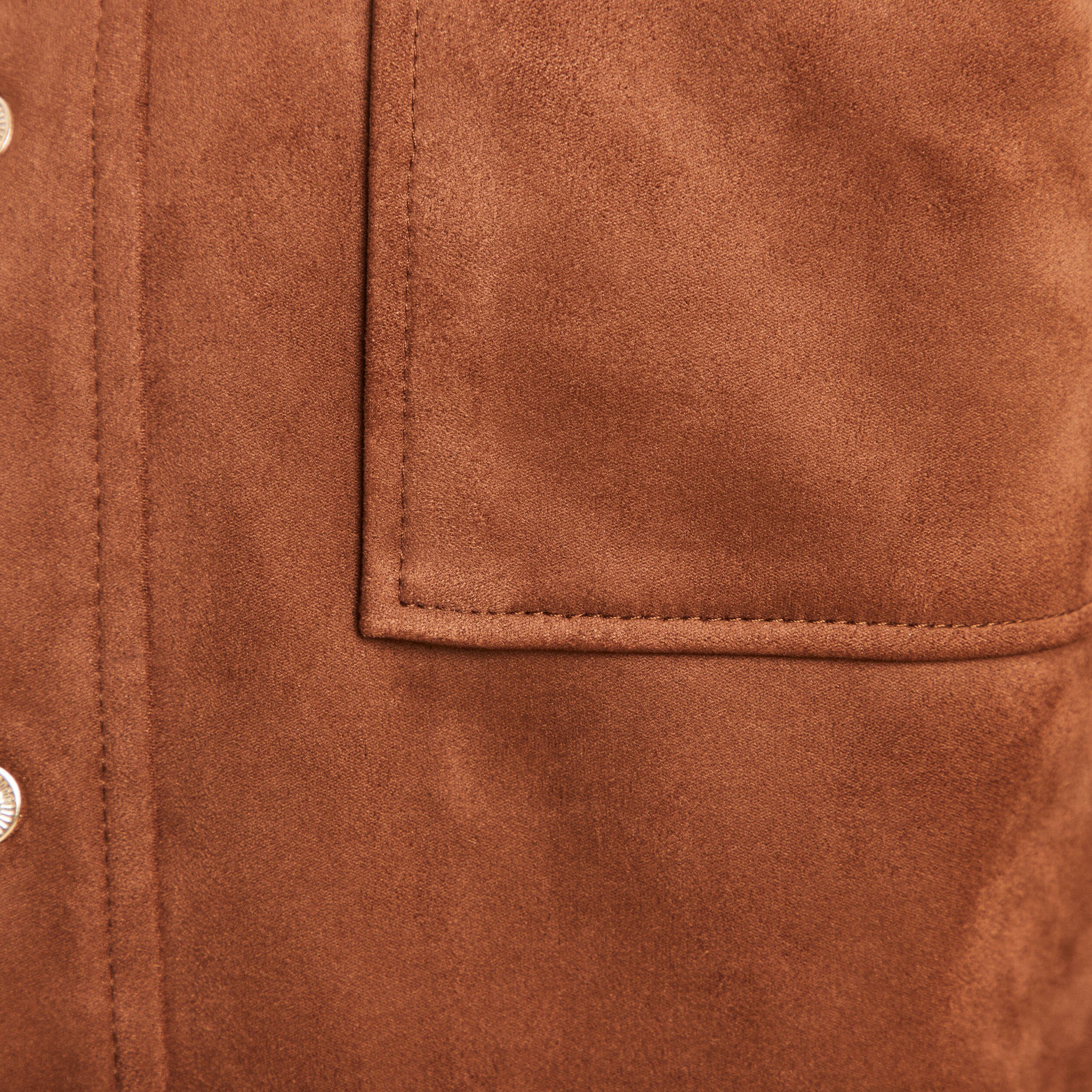 veste doublee marron fonce femme Veste doublée marron foncé femme