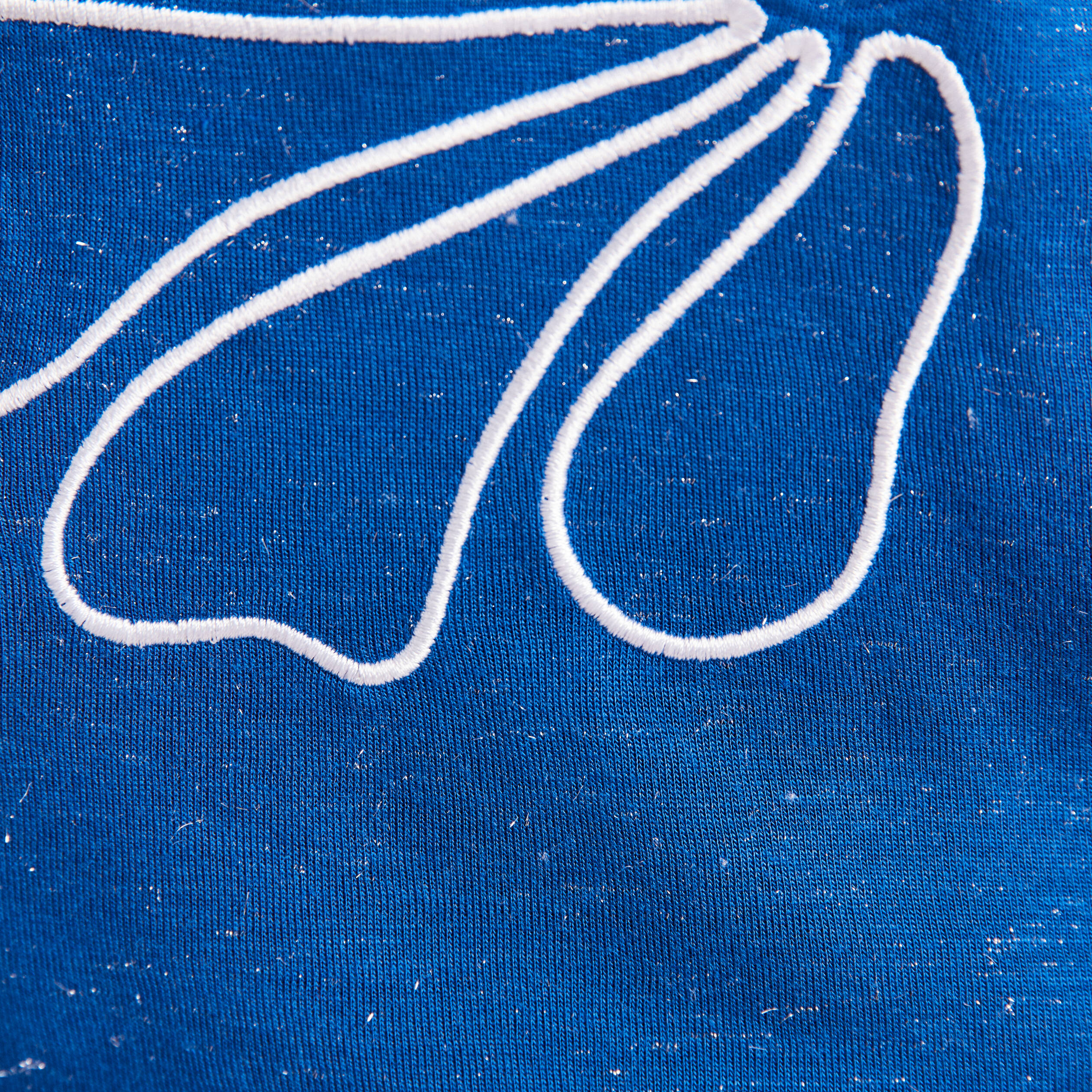 T-shirt manches courtes bleu electrique femme