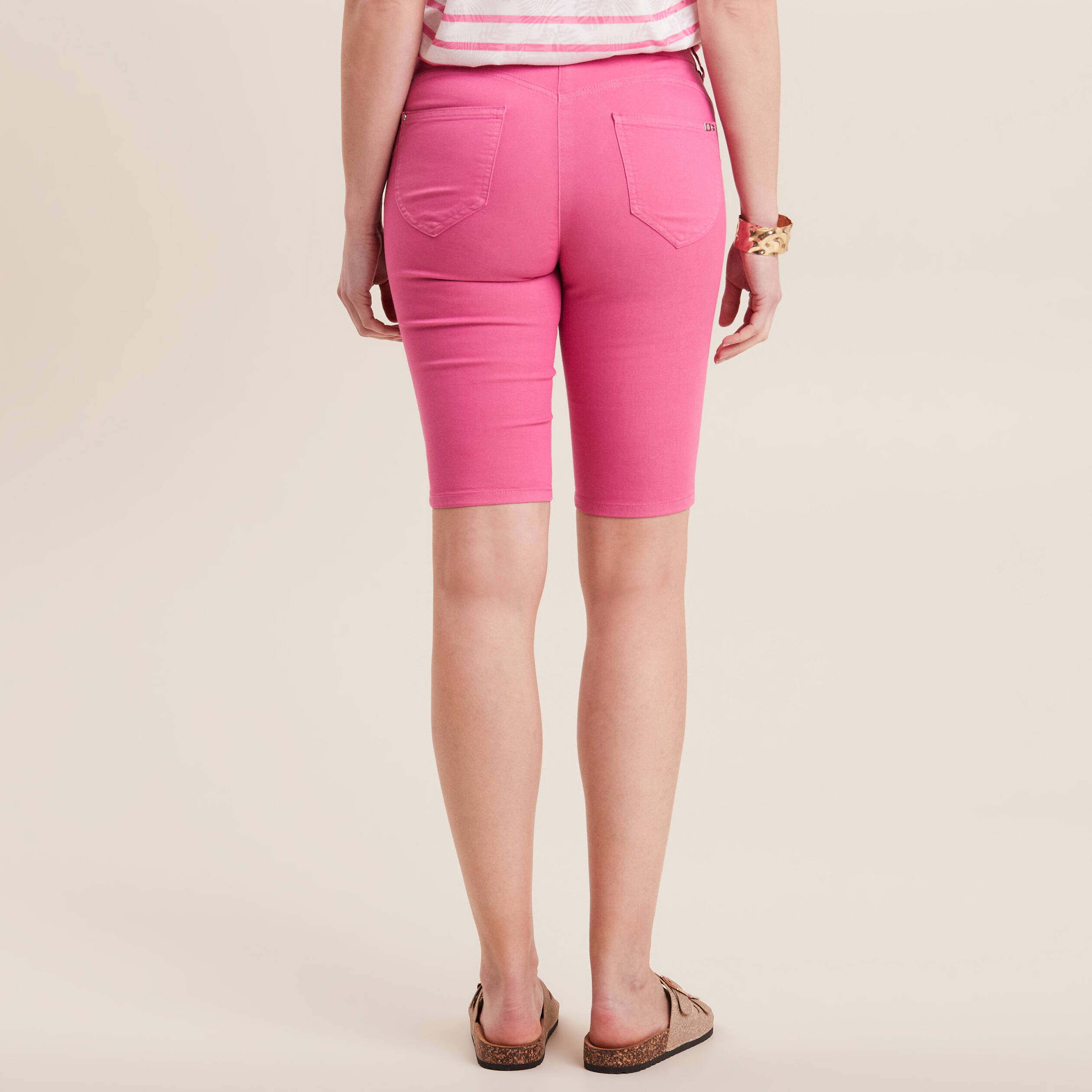 Bermuda magique le Léger rose femme