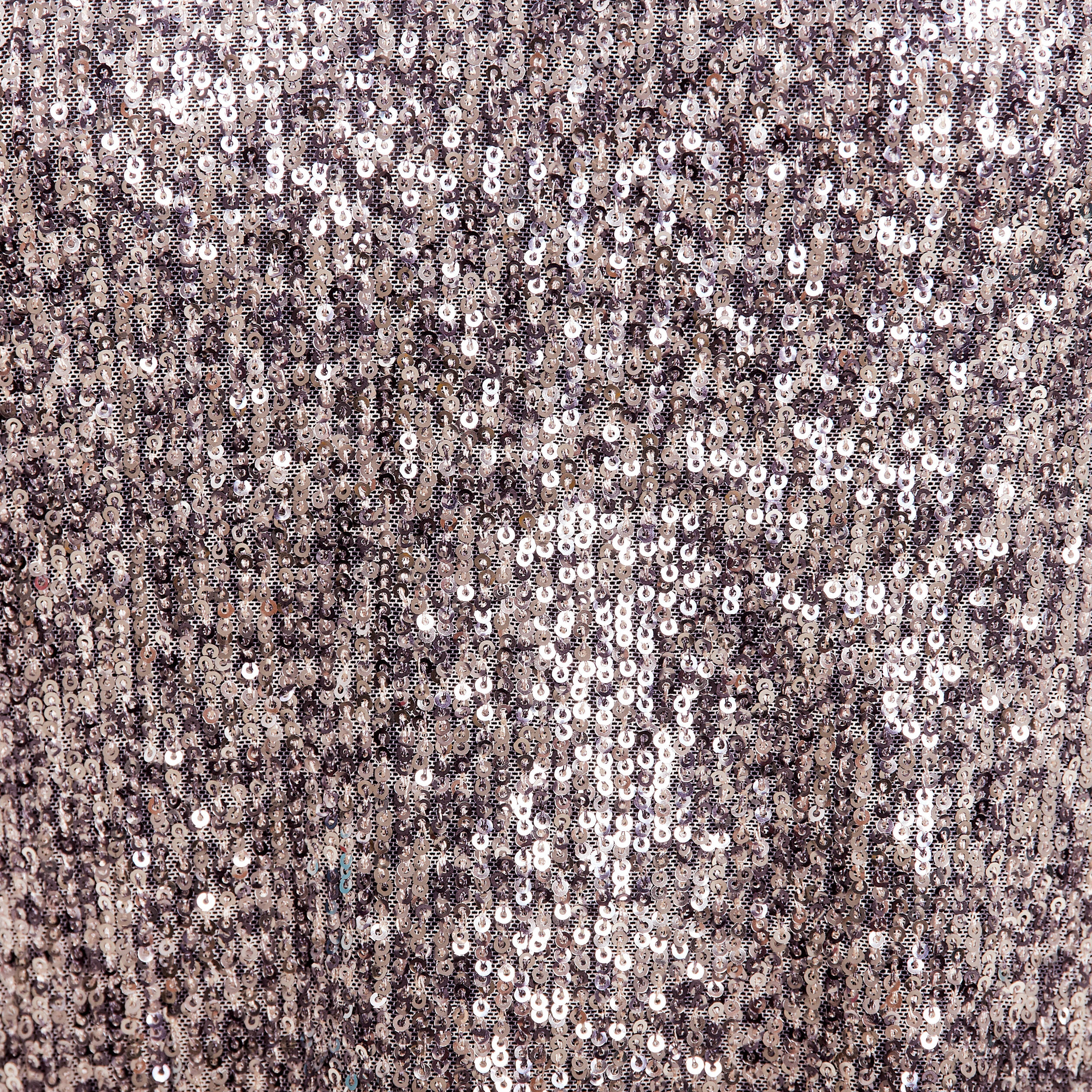 Robe évasée sequins gris argent femme