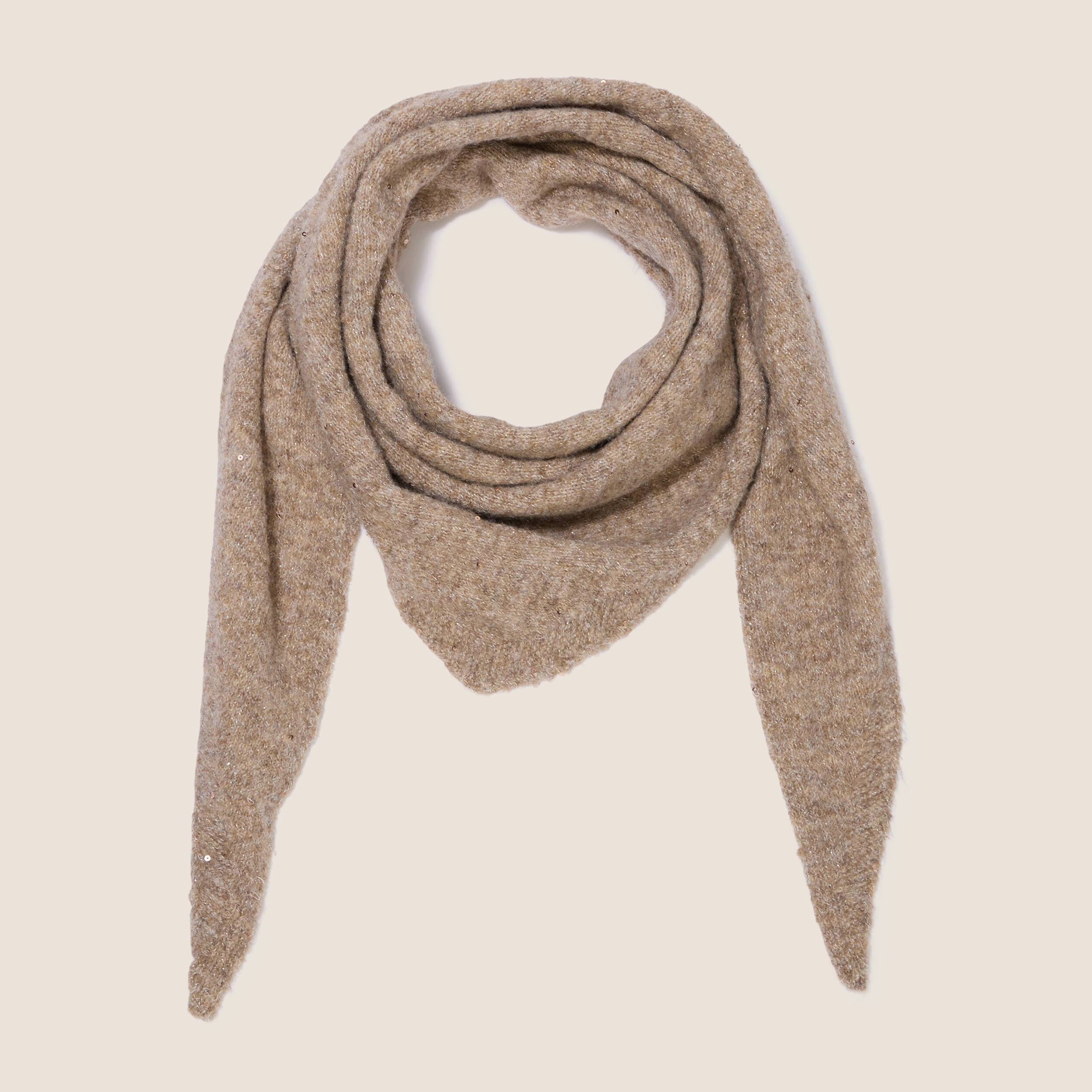 &Eacute;charpe taupe femme