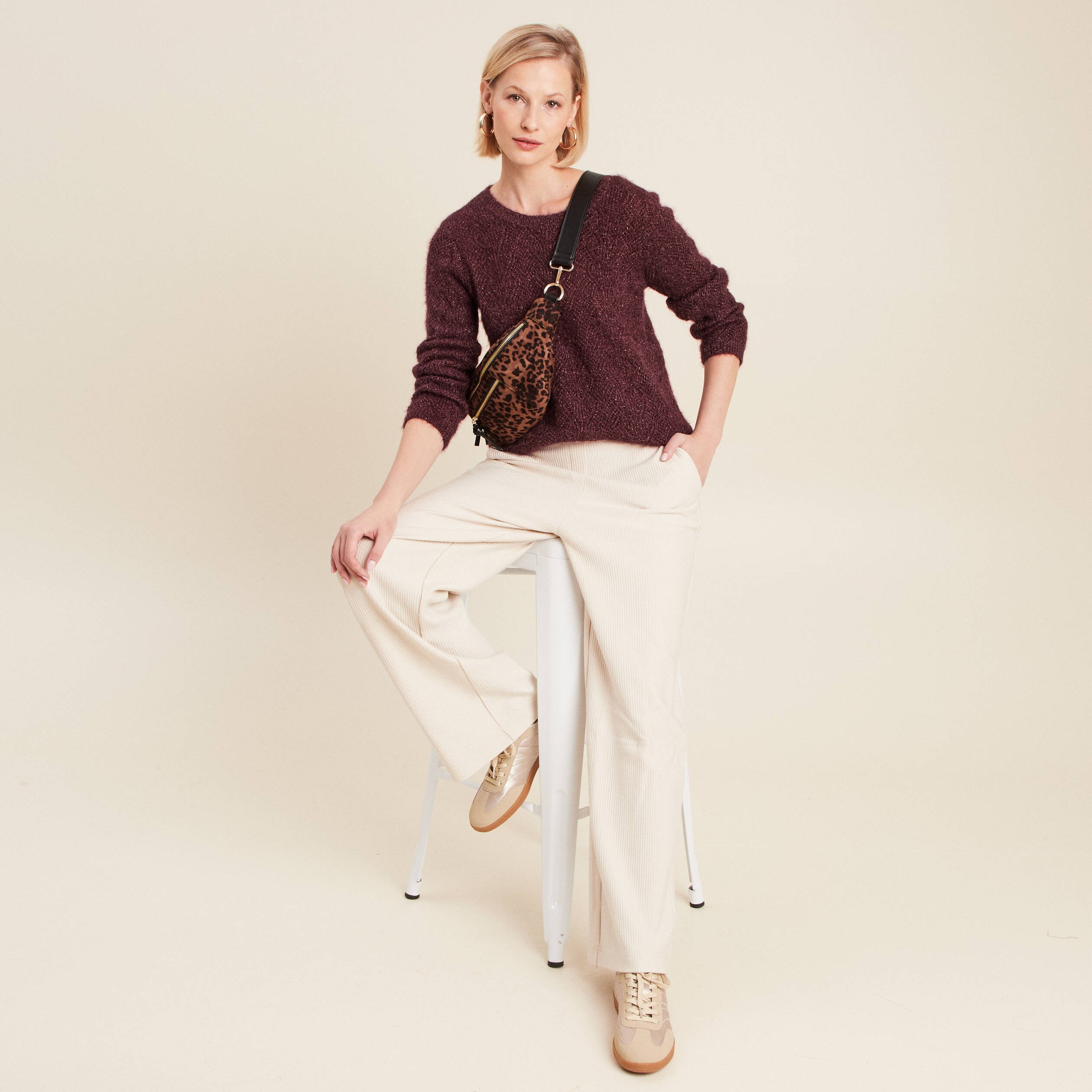 pull manches longues bordeaux femme Pull manches longues bordeaux femme