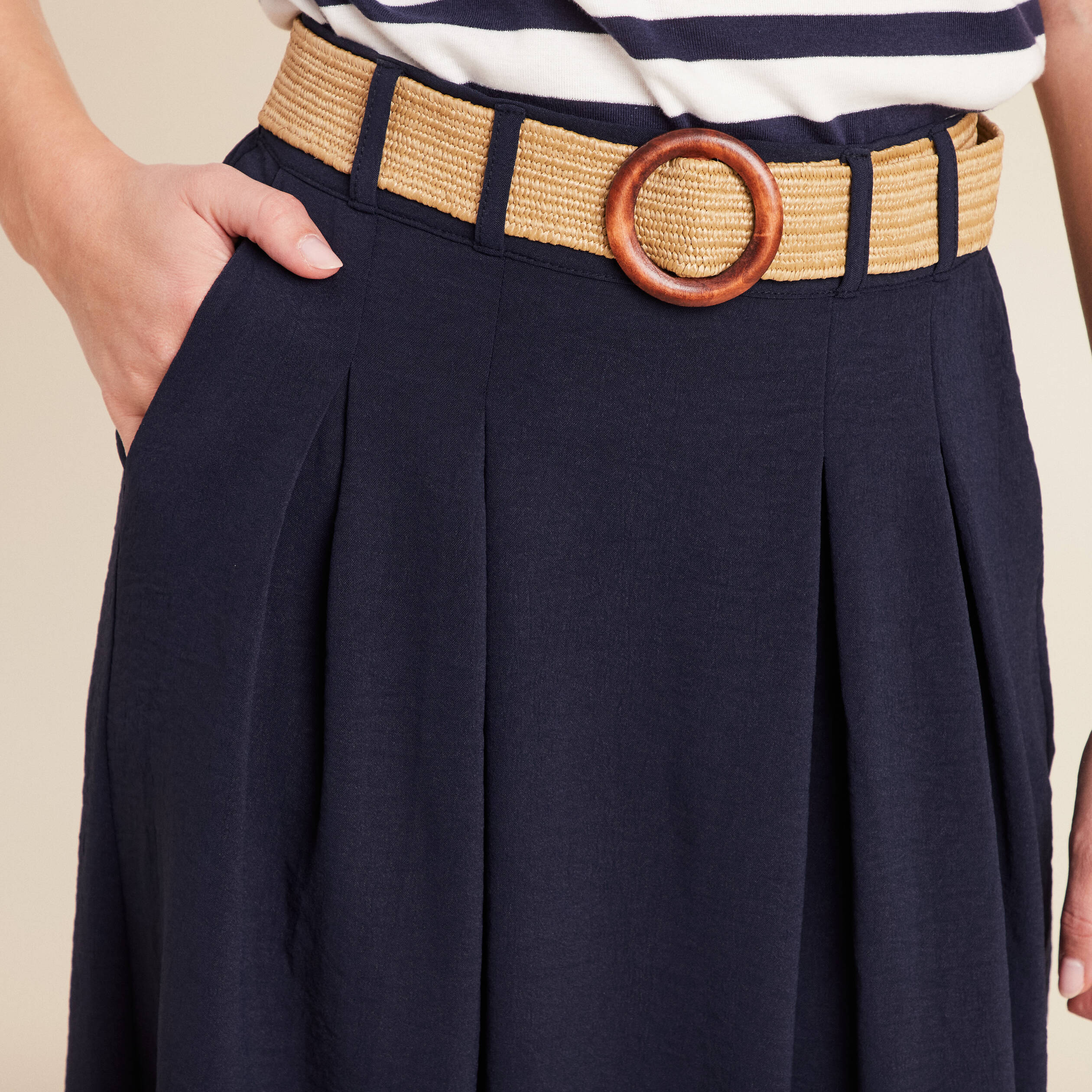 Bleu Marine Jupe Classique Femme Costume Femme Ensemble Pieces