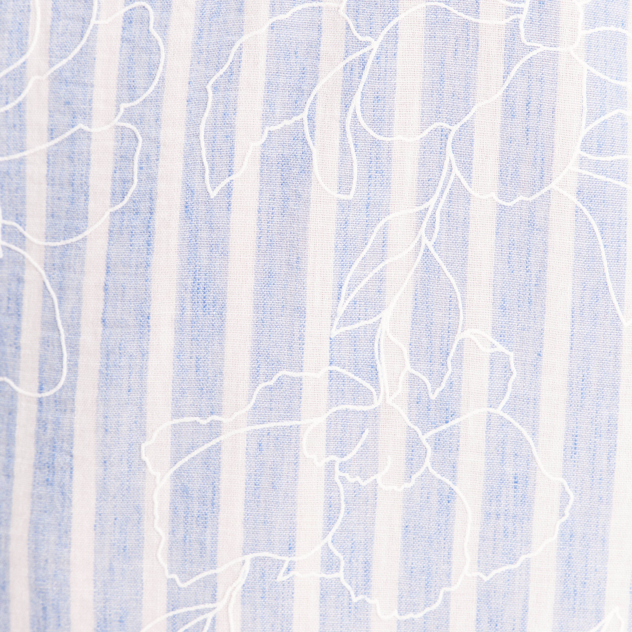Robe droite courte col montant bleu femme