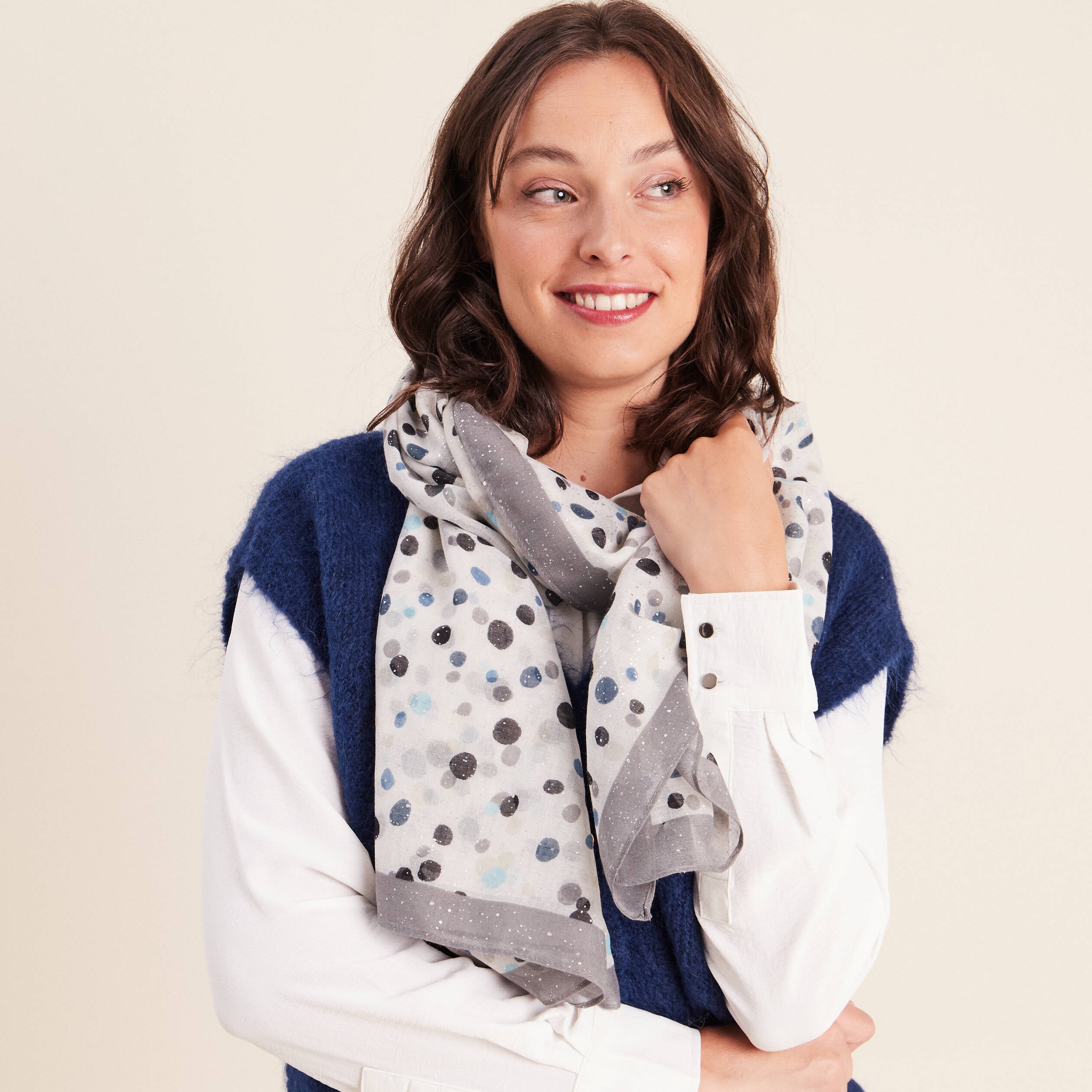 Foulard multicolore femme