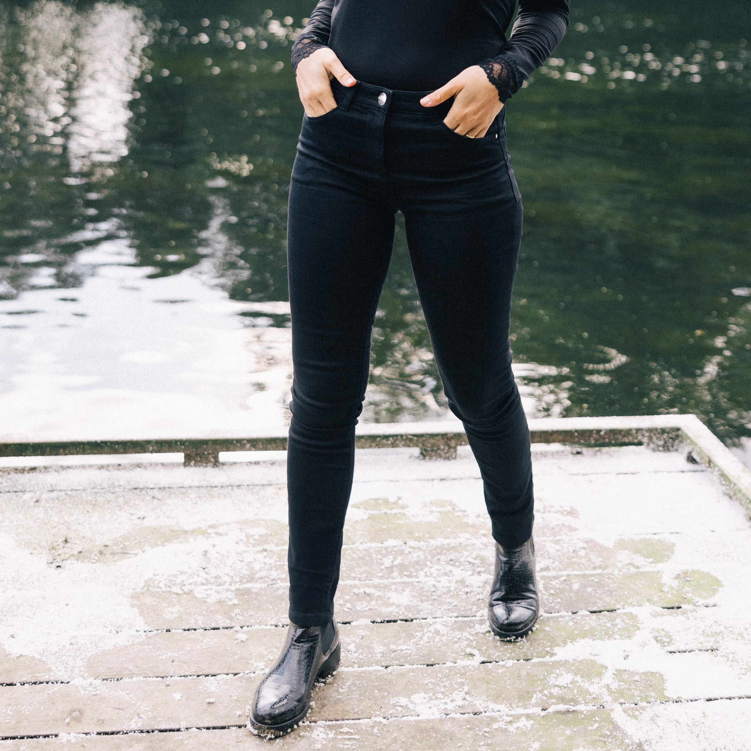 Pantalon magique Le Chaud noir femme