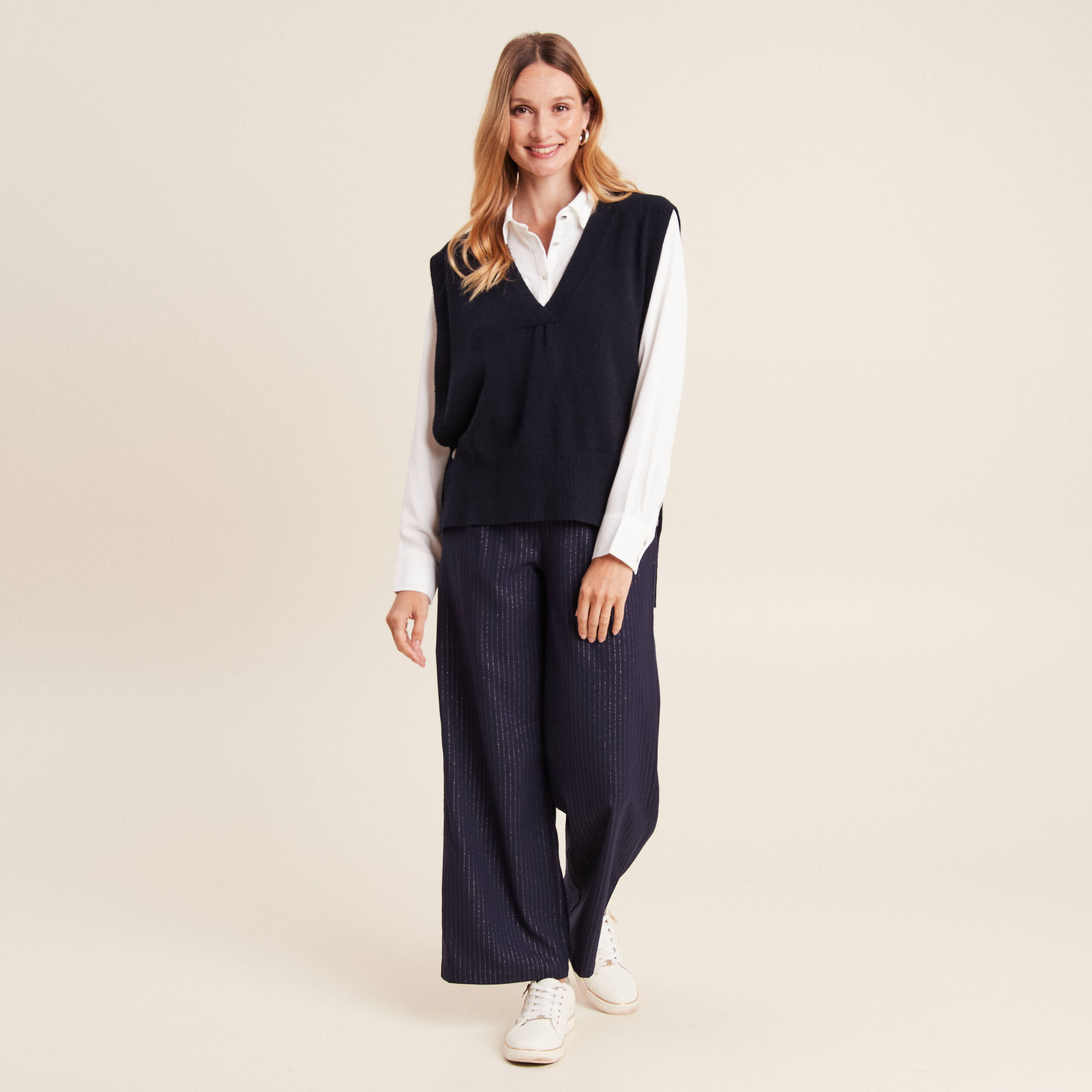 chemise manches longues ecru femme Chemise manches longues ecru femme