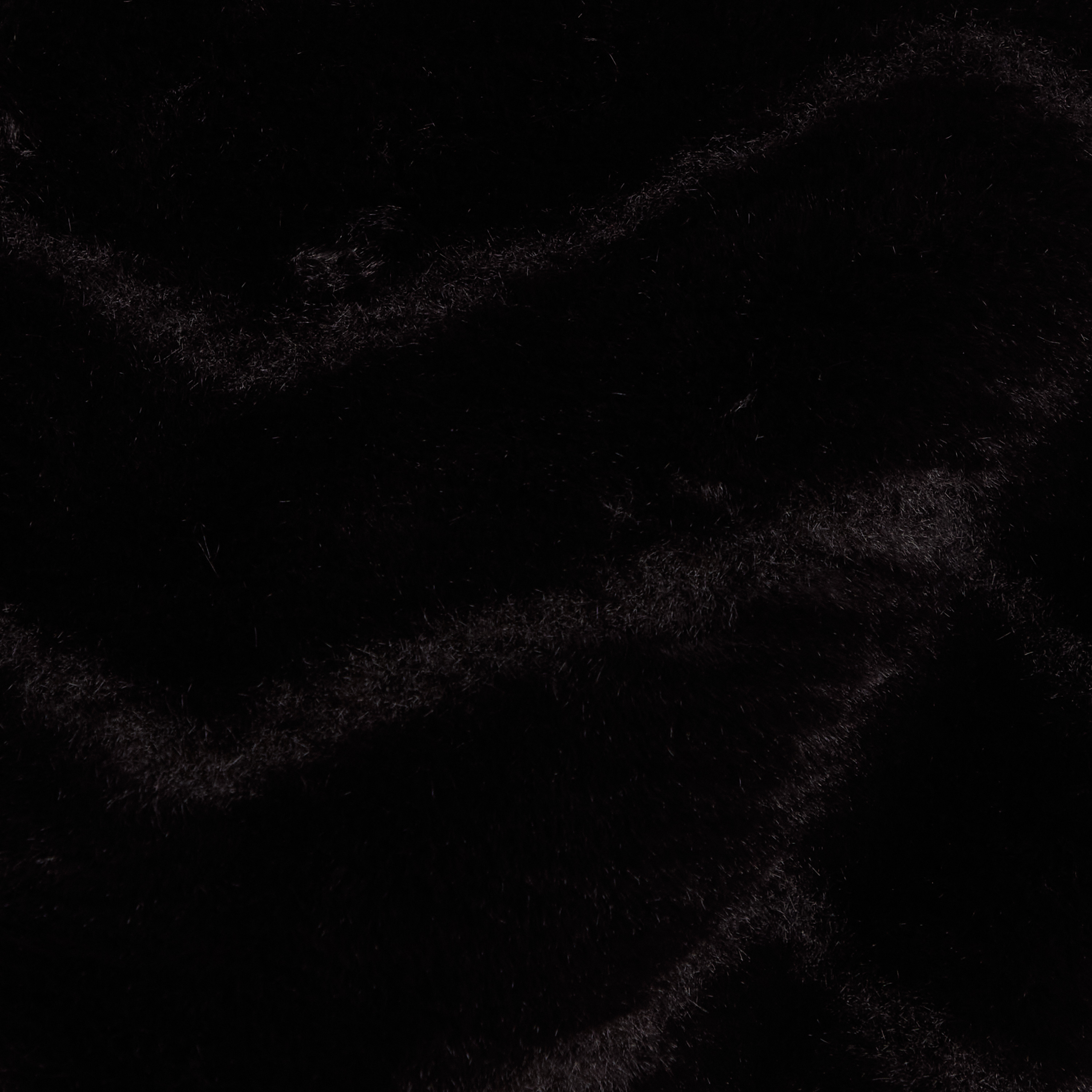 Cape fausse fourrure noir femme