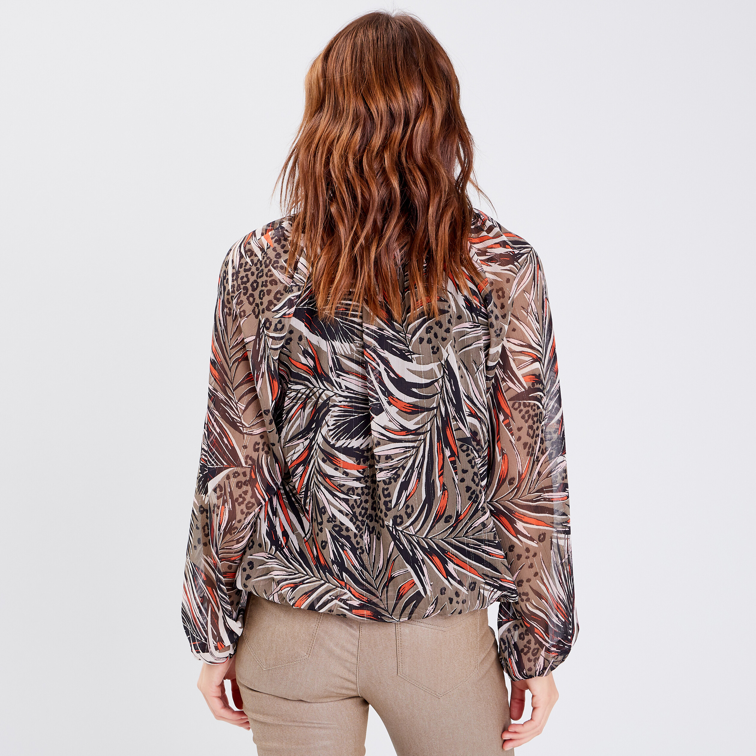 blouse manches longues vert fonce femme Blouse manches longues vert foncé femme