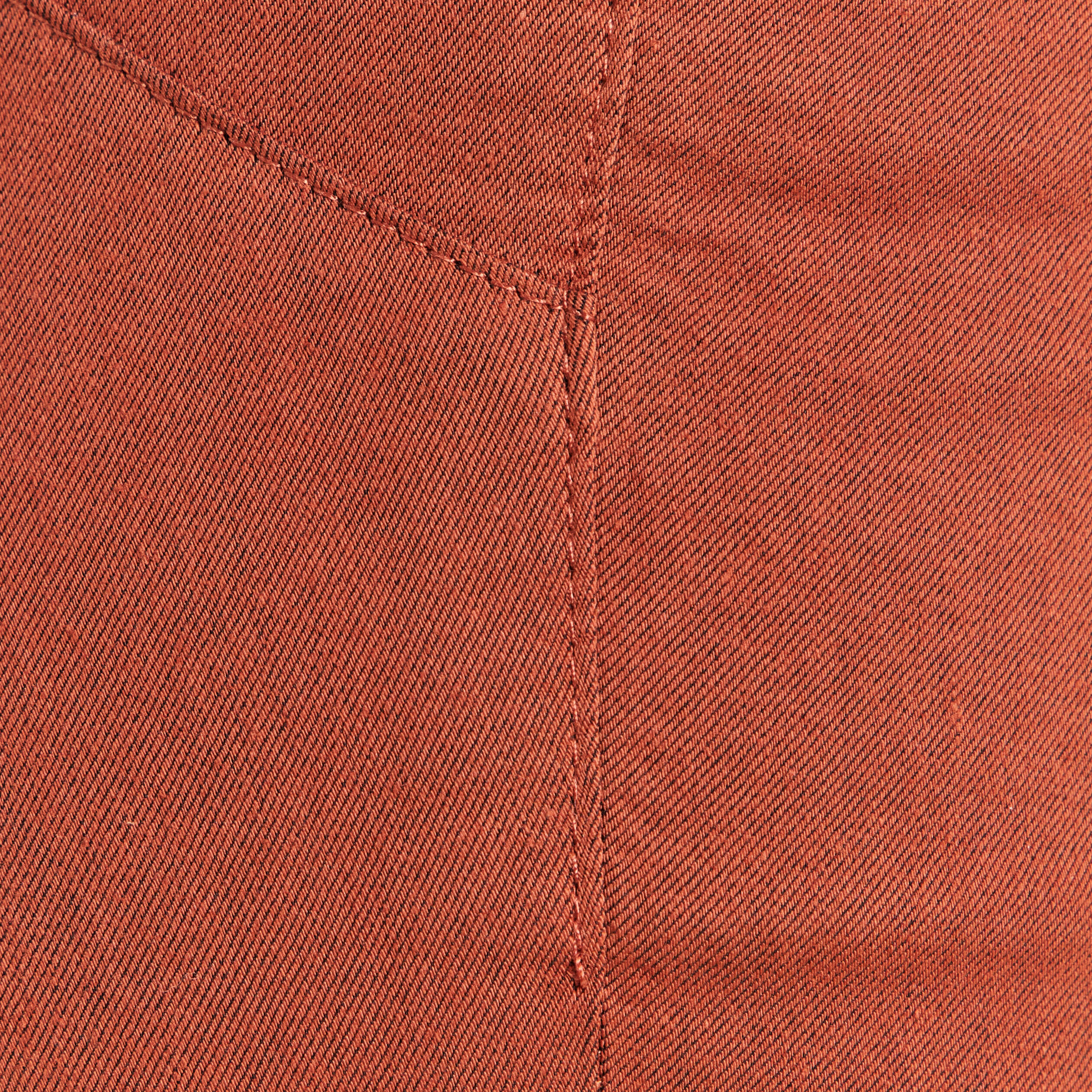 Pantalon magique Le L&eacute;ger coupe droite marron fonc&eacute; femme