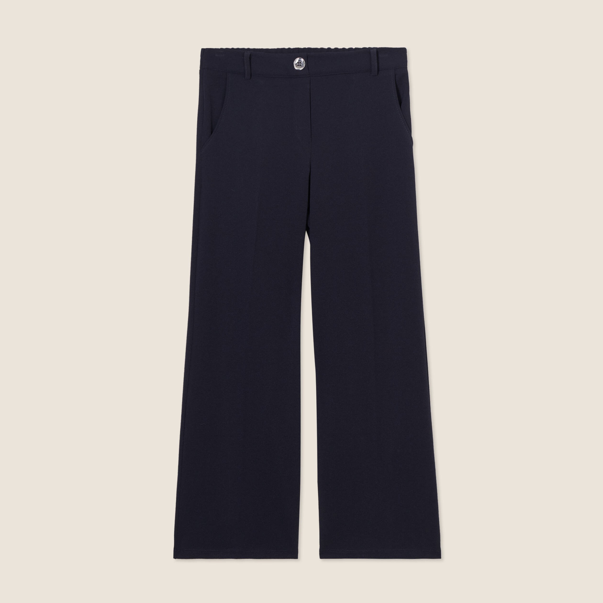 Pantalon pince large femme best sale