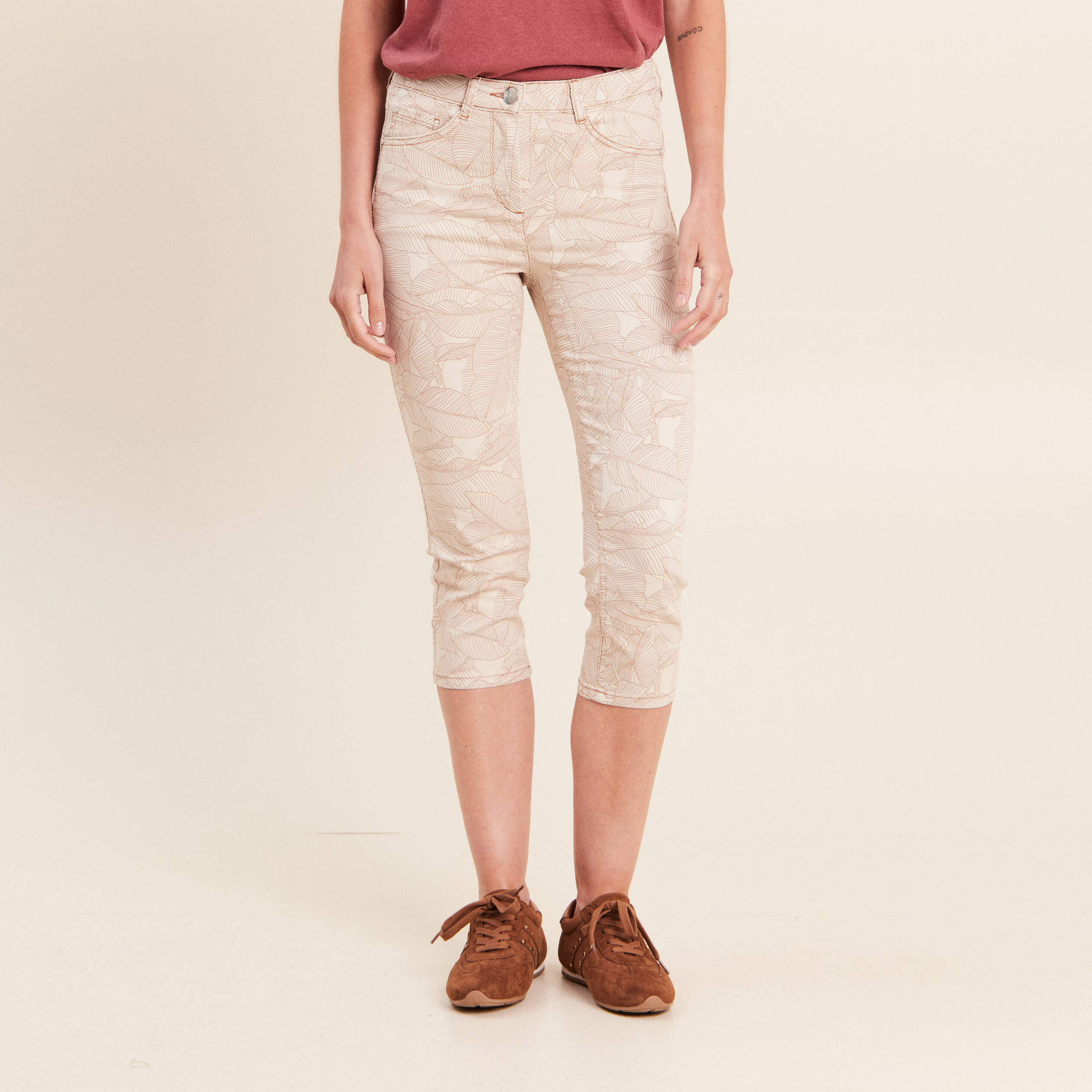 Pantalon magique le l&eacute;ger blanc femme
