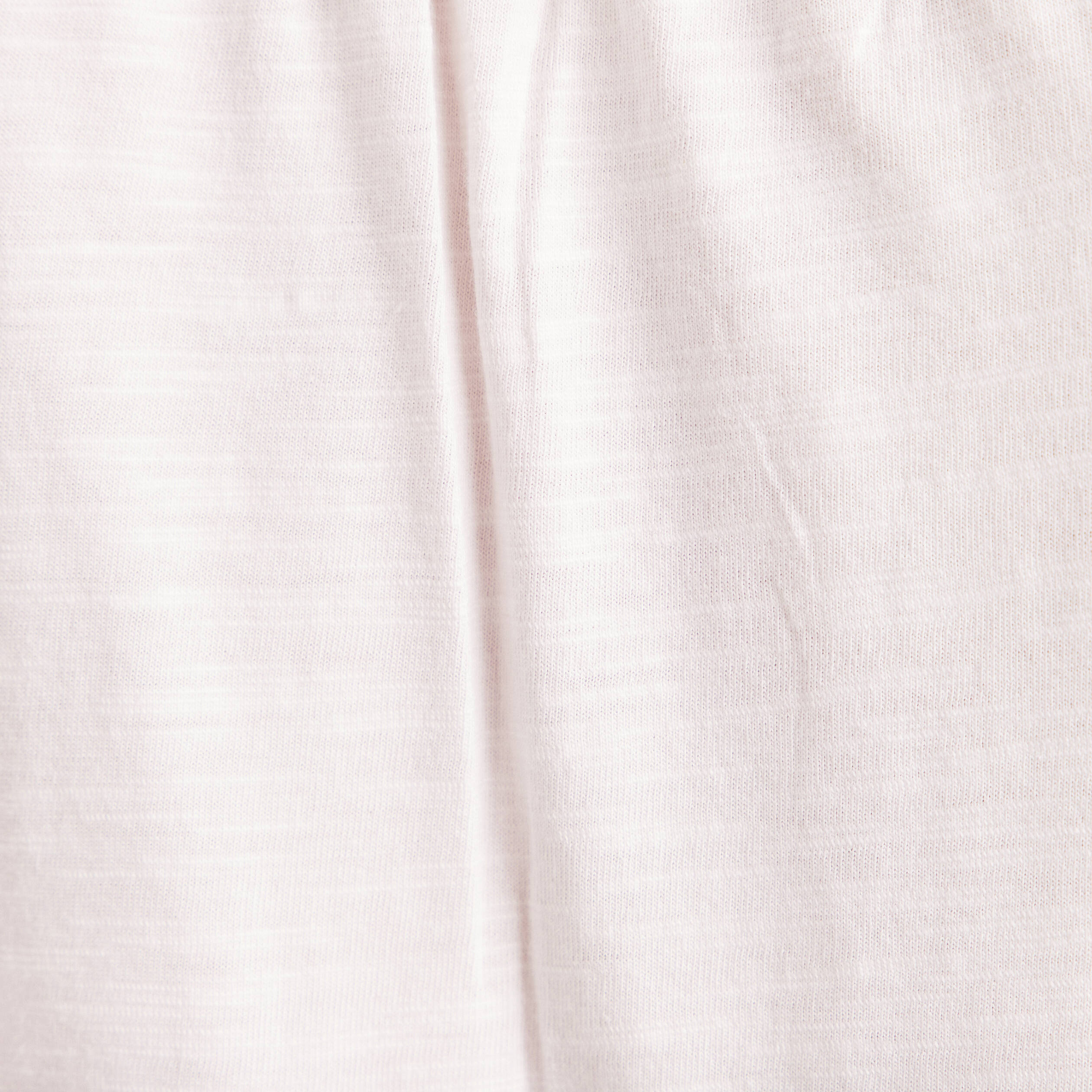 Blouse col tunisien manches courtes ecru femme