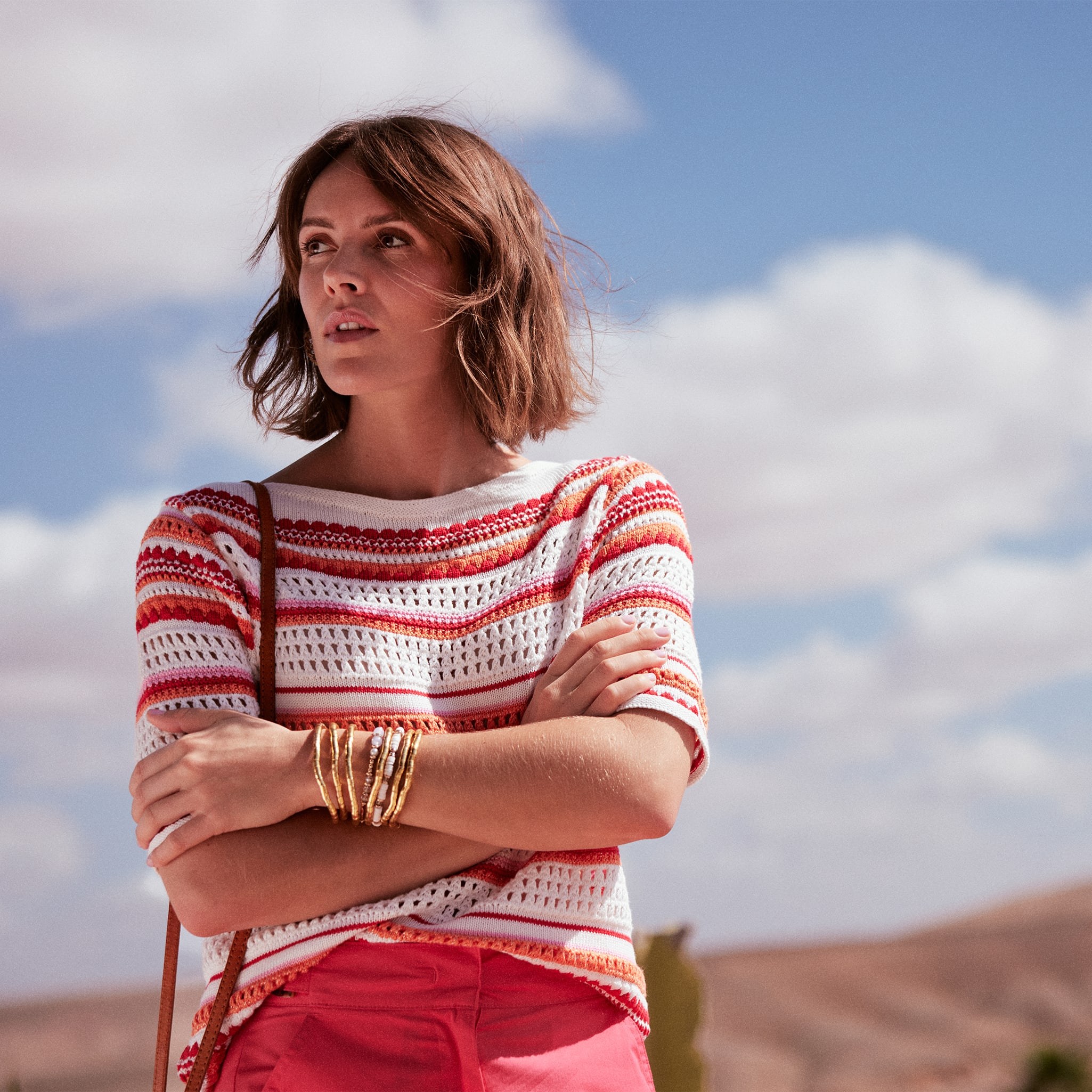 Bréal Pull Orange Femme Pull Mdimitri Orange Femme