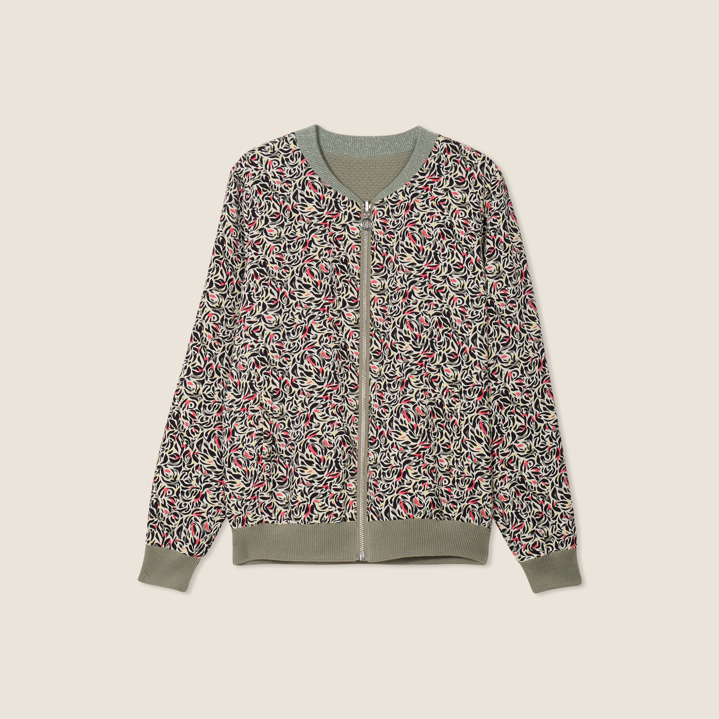 Gilet Femme Esprit – Taille 38 – Couleur Rouge – Occasion En Très Bon état