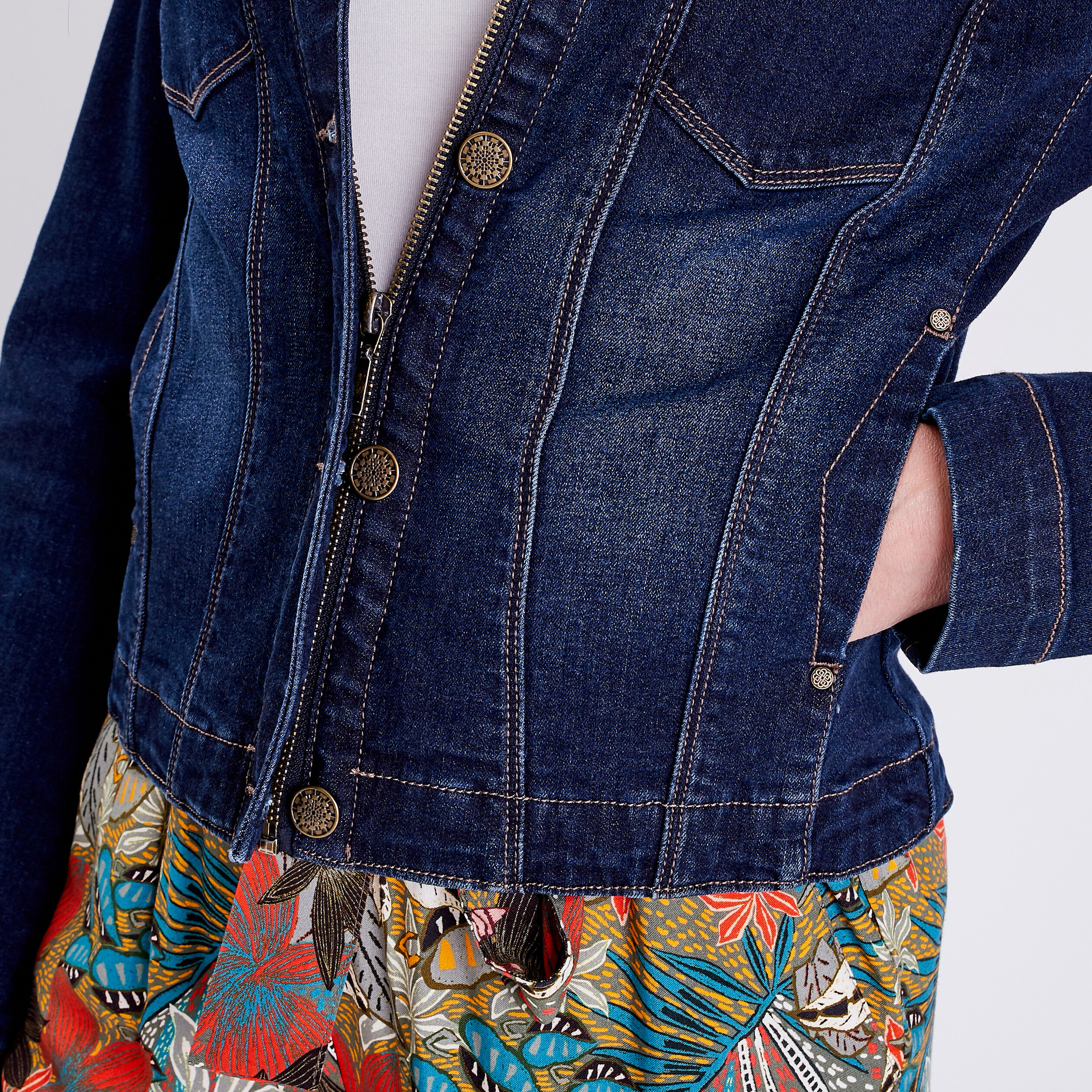 Veste en jean femme brentiny cheap