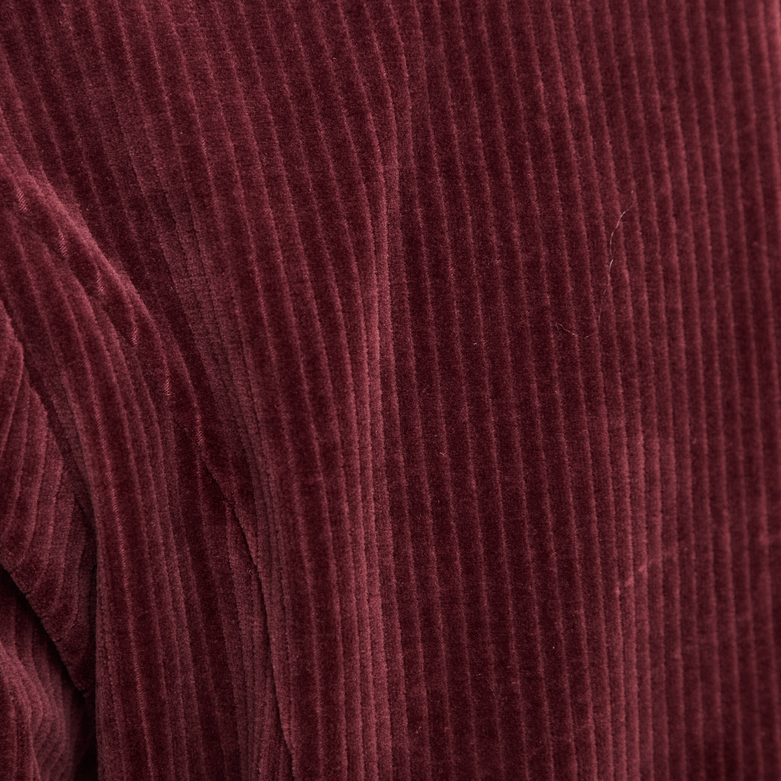 Veste tailleur velours bordeaux femme