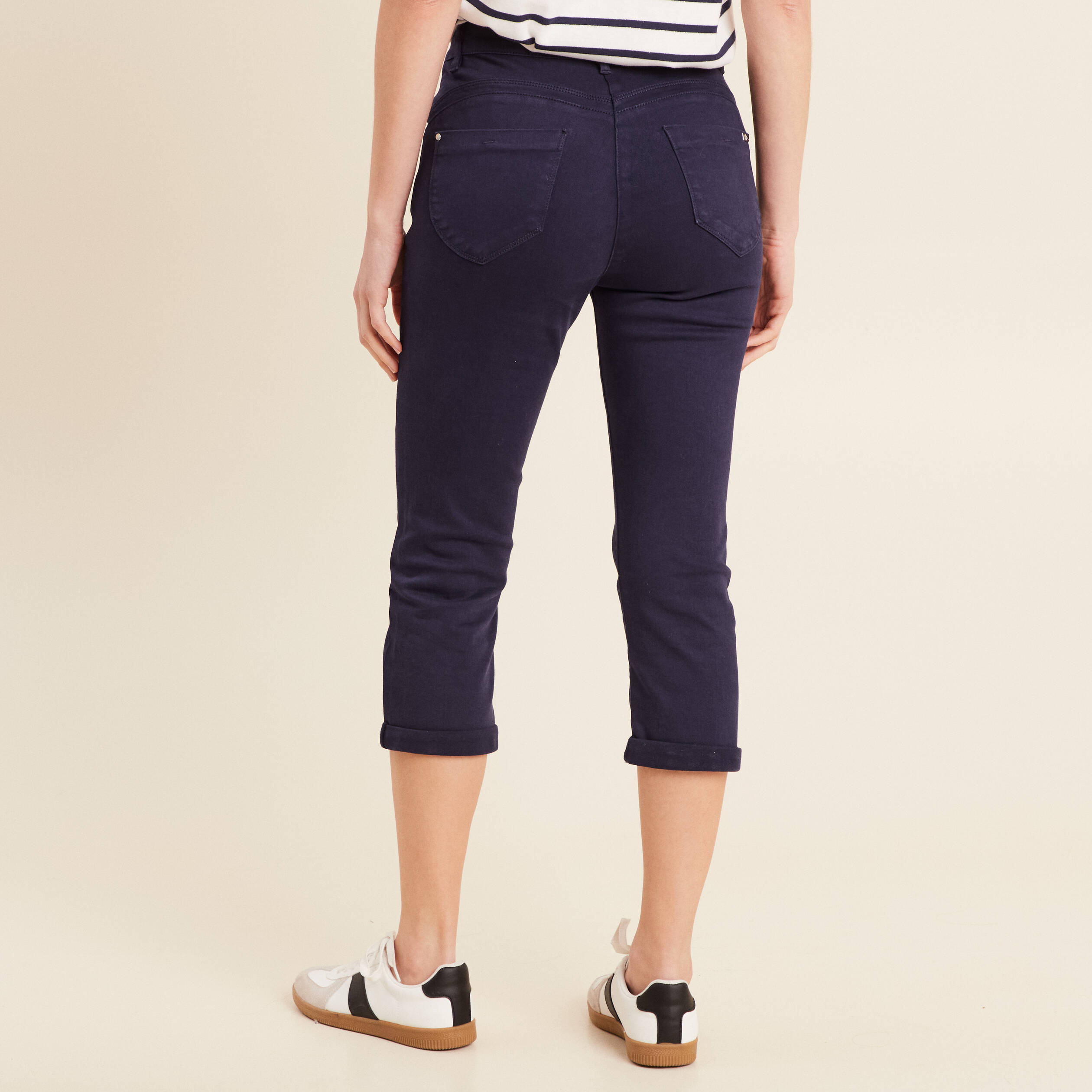 Pantalon magique l'unique bleu marine femme