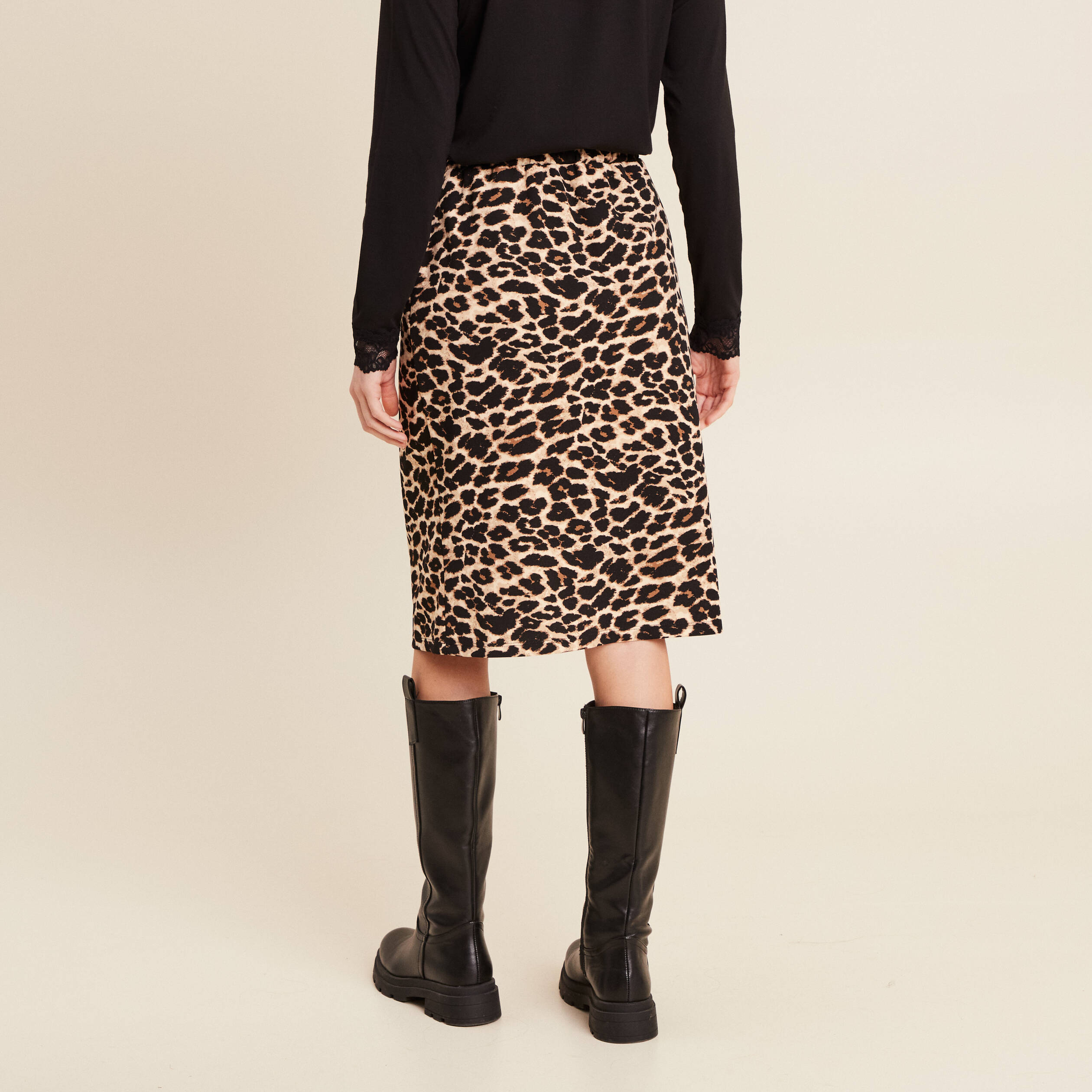jupe droite creme femme Jupe droite creme femme