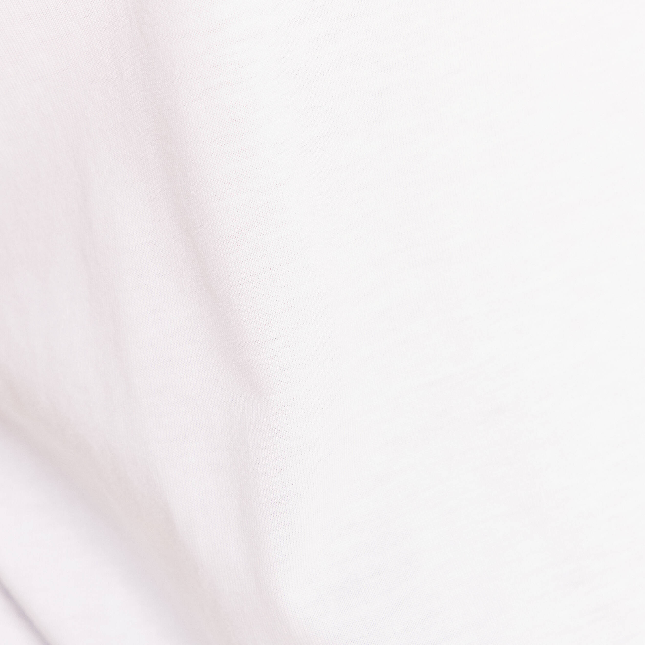 T-shirt broderie bas resserr&eacute; blanc femme