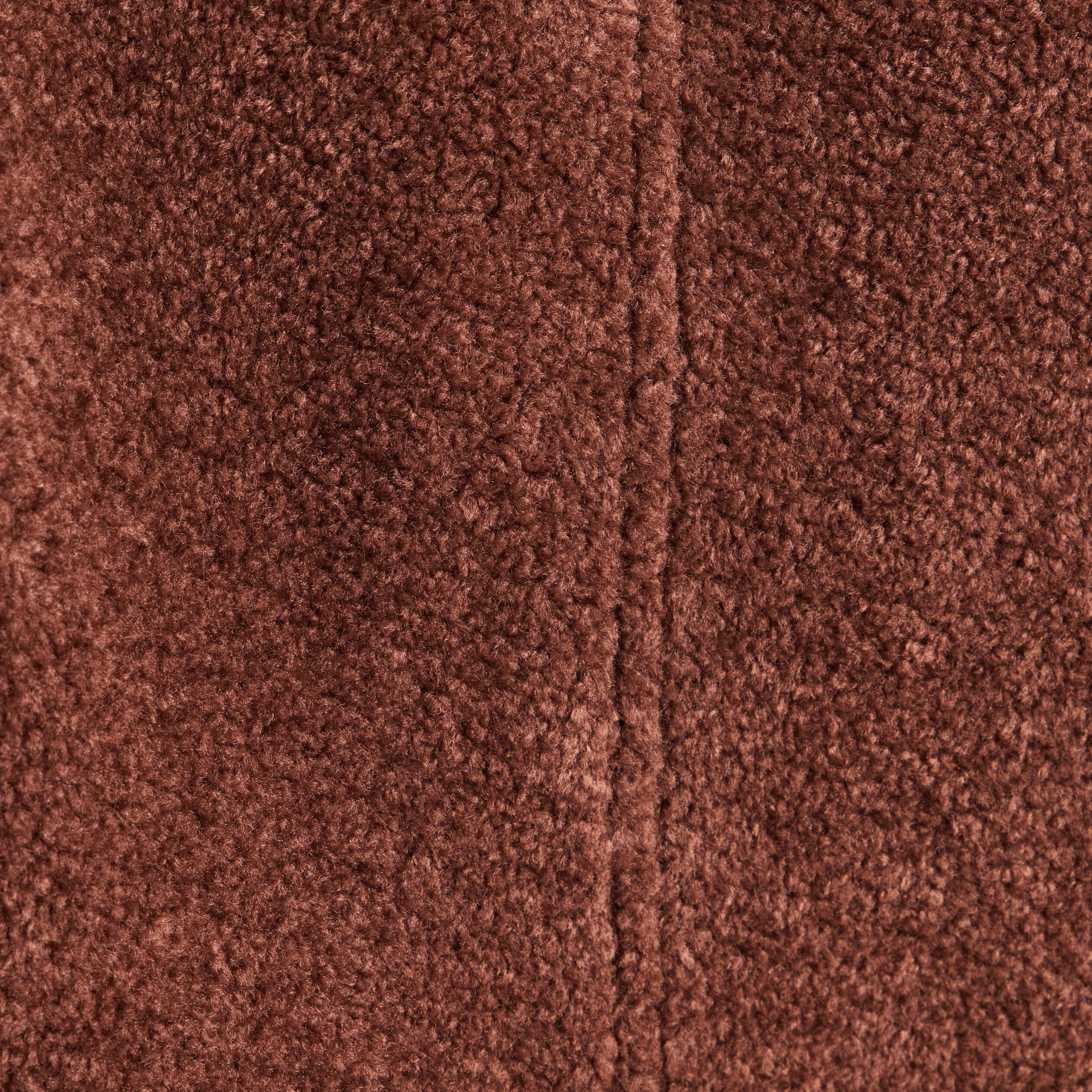 Manteau r&eacute;versible marron femme