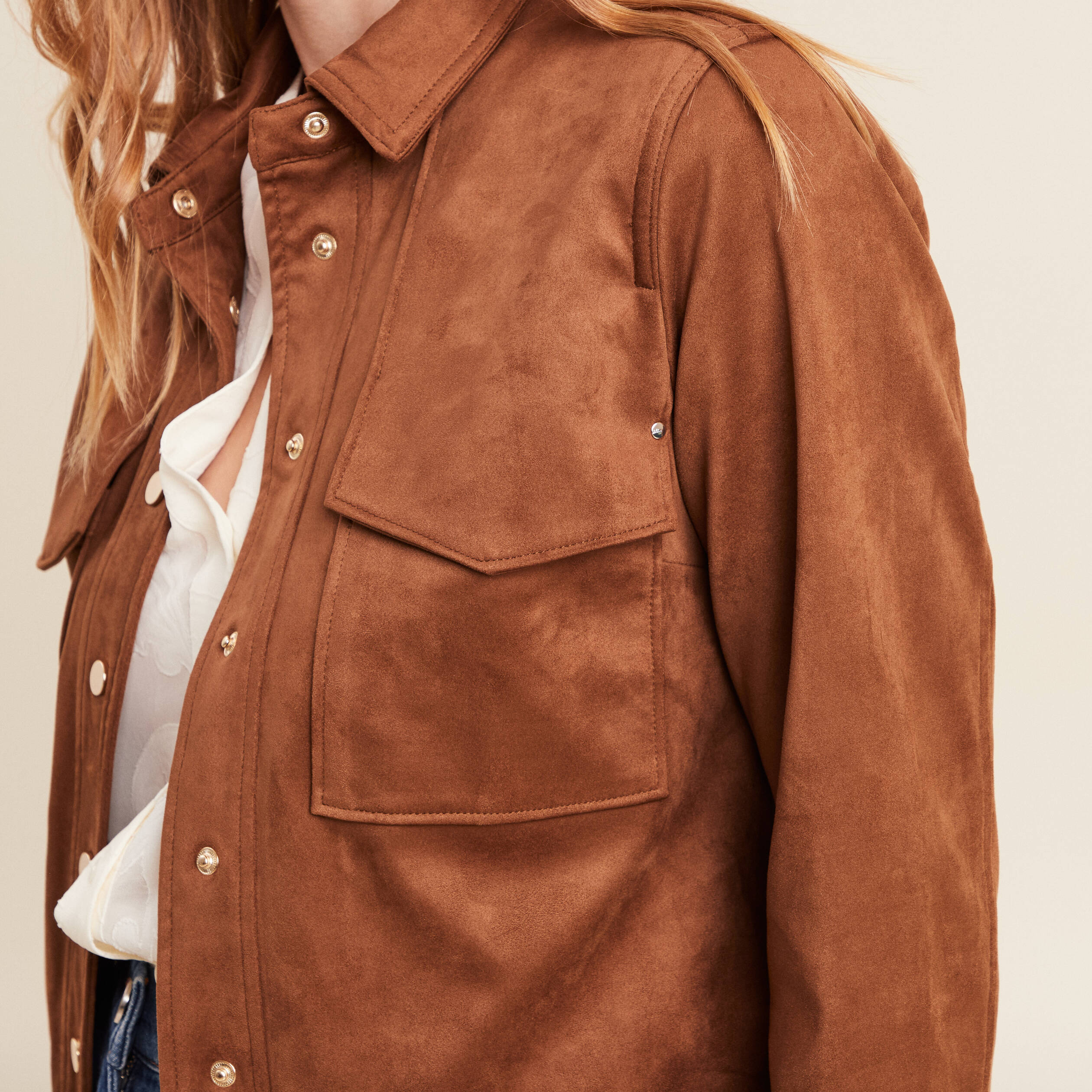 veste doublee marron fonce femme Veste doublée marron foncé femme