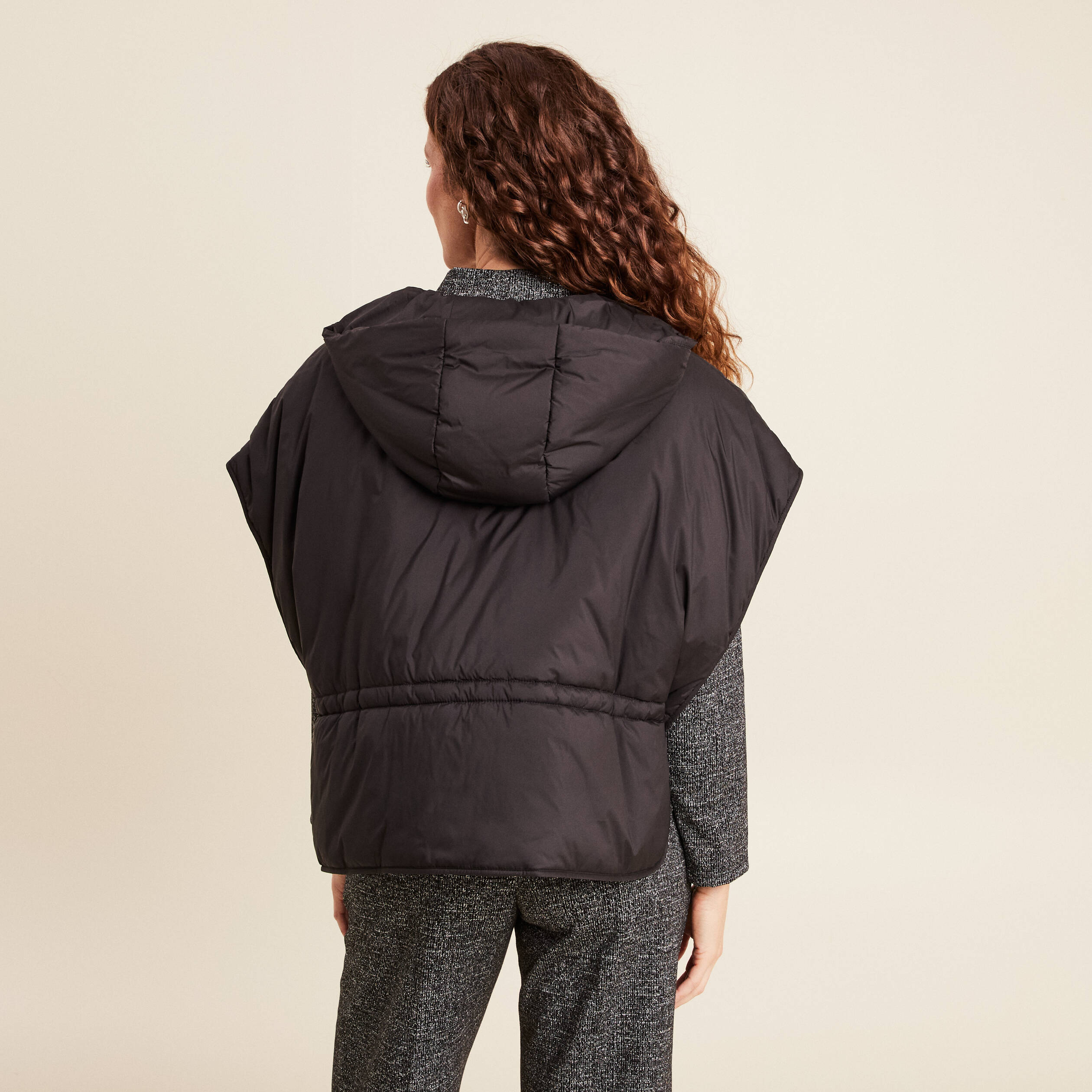 poncho coupe ample noir femme Poncho coupe ample noir femme