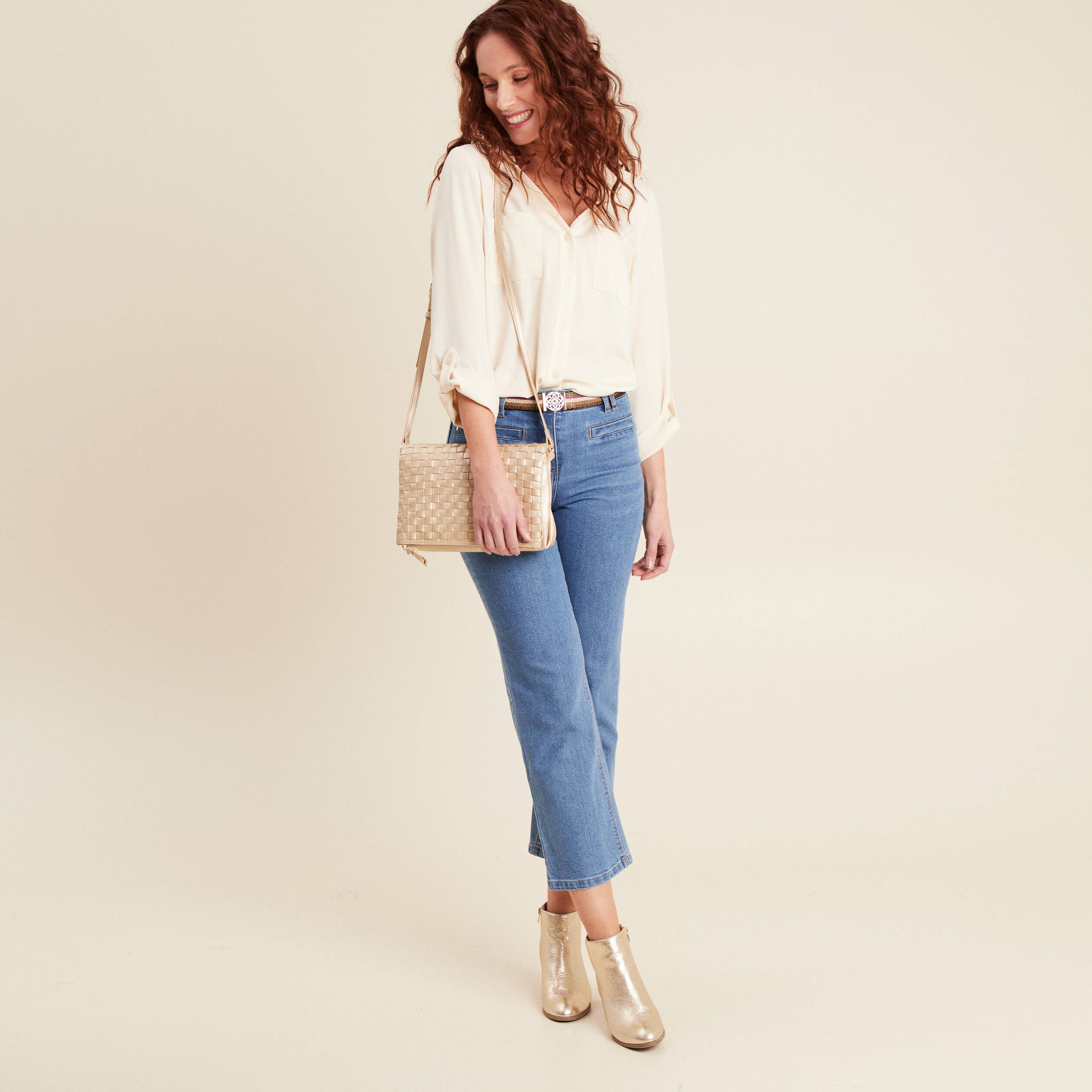 blouse manches 34 a capuche ecru femme Blouse manches 3/4 à capuche ecru femme