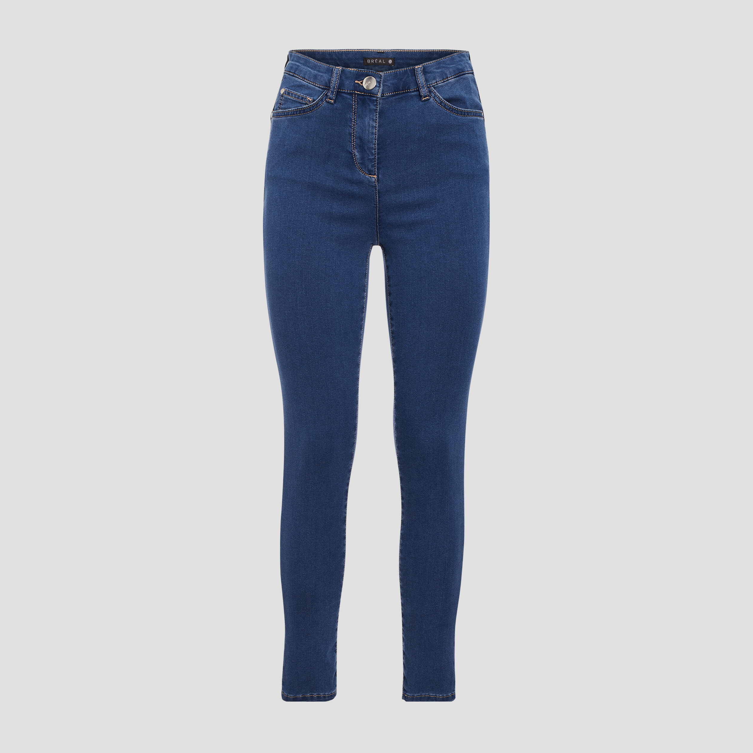 Jean magique Le L&eacute;ger ajust&eacute; 7/8&egrave;me denim double stone femme