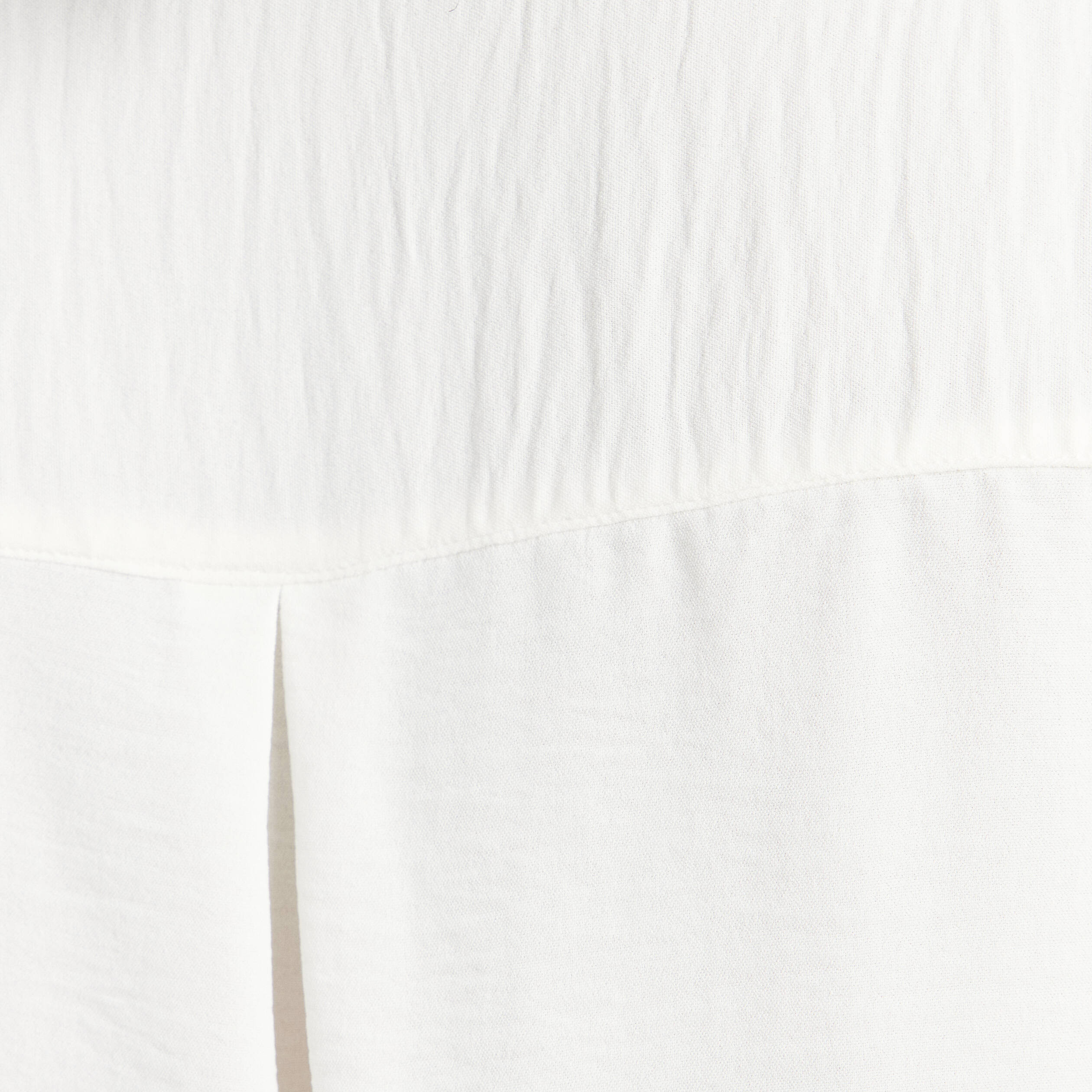 Chemise col chemise manches 3/4 ecru femme