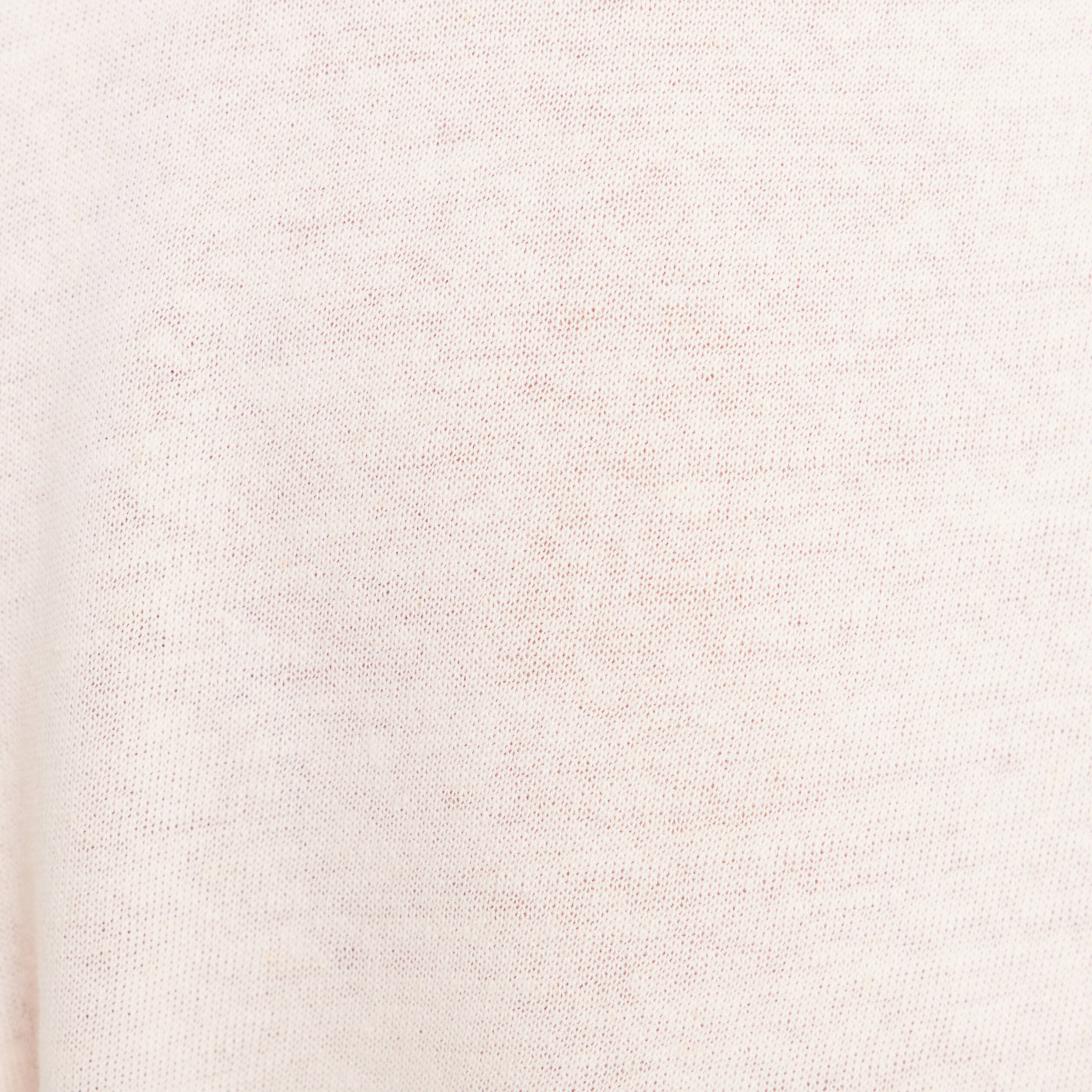 T-shirt col rond manches courtes ecru femme