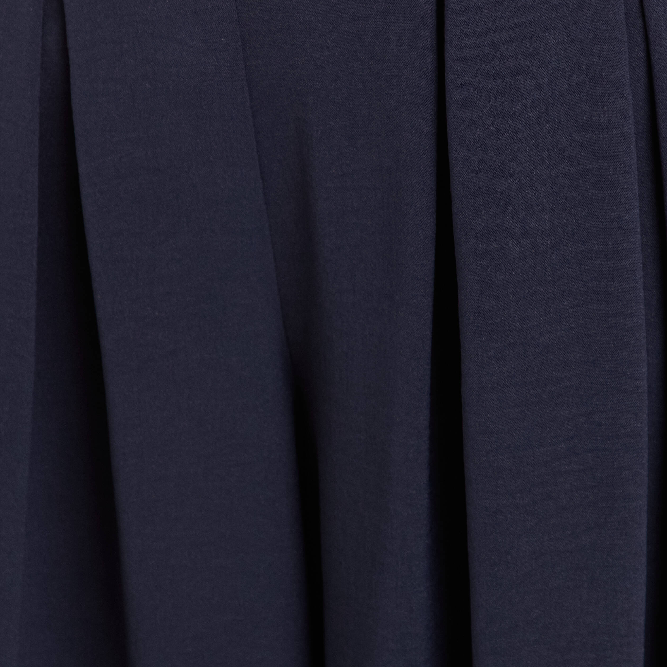 pantalon jupe culotte large bleu fonce femme Pantalon jupe-culotte large bleu foncé femme