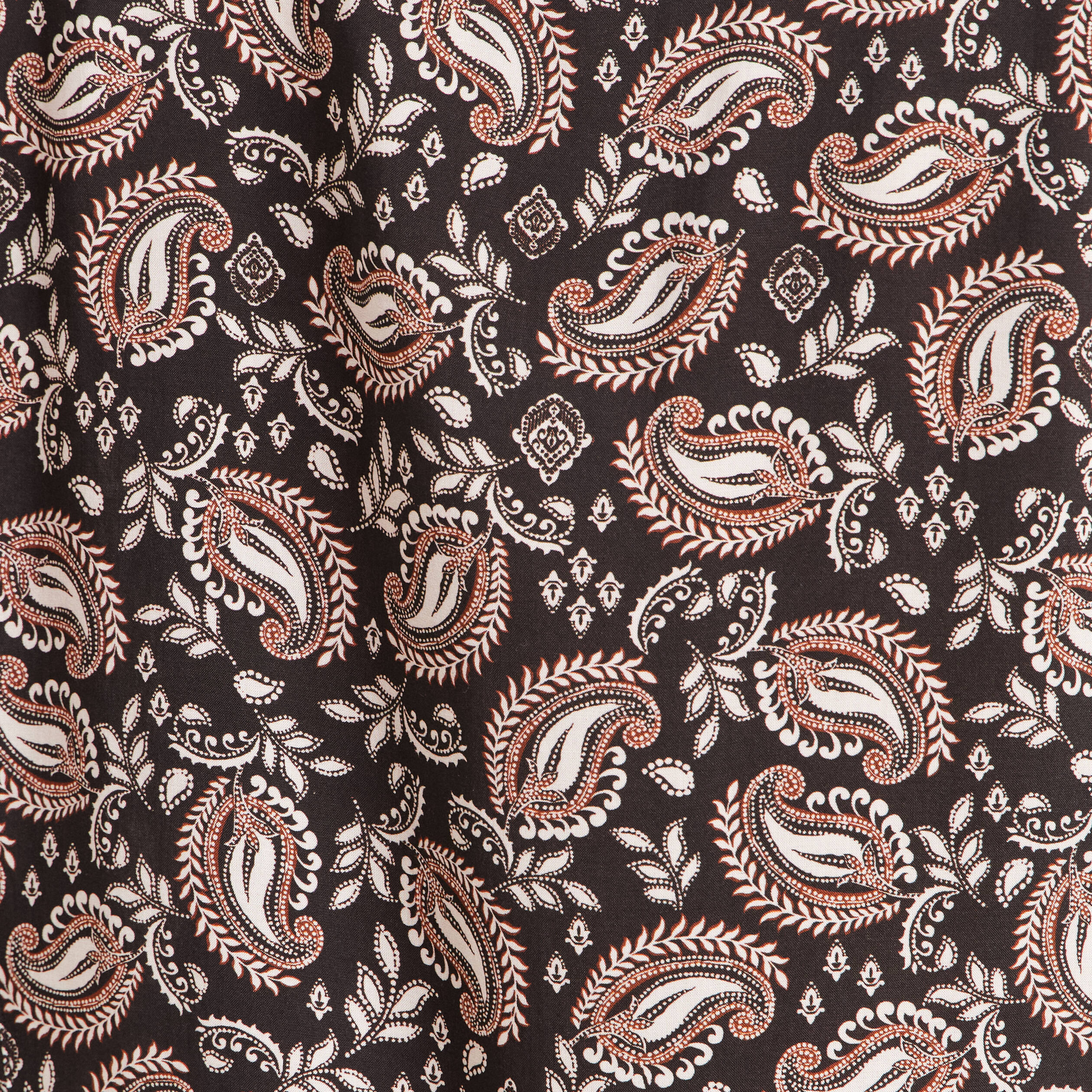 Chemise cintr&eacute;e manches longues fluide noir femme
