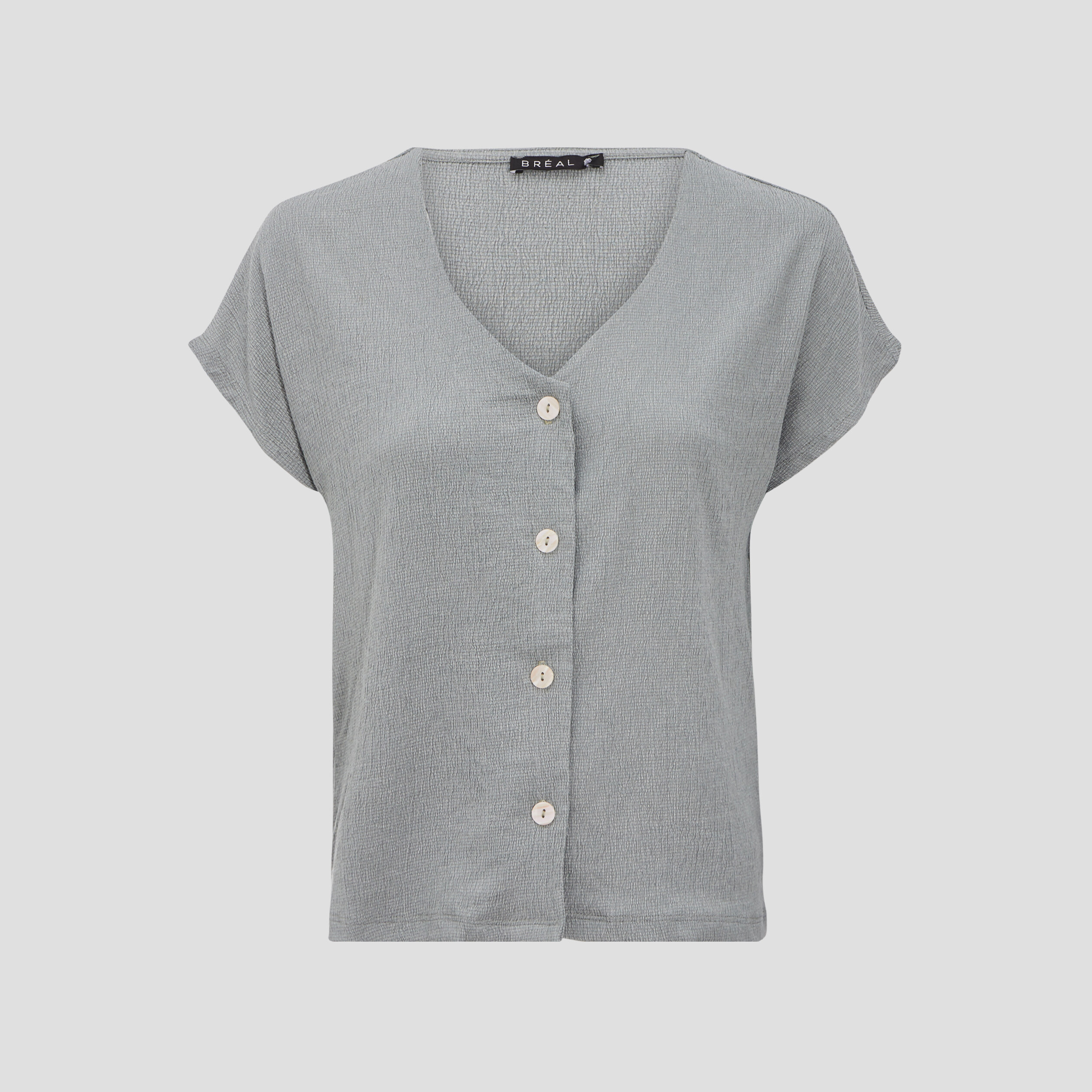 T-shirt manches courtes vert clair femme