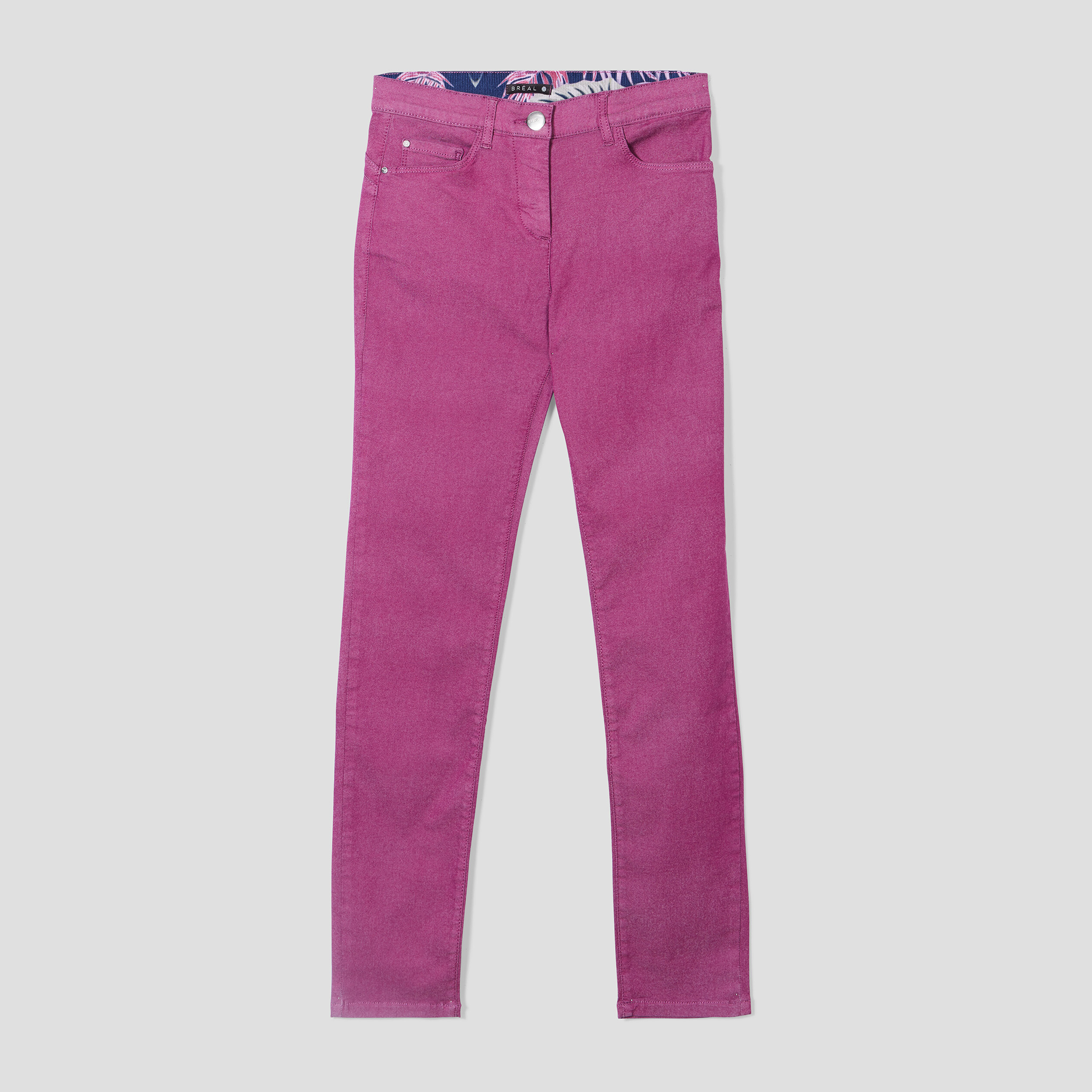 Pantalon magique ajusté taille standard violet clair femme