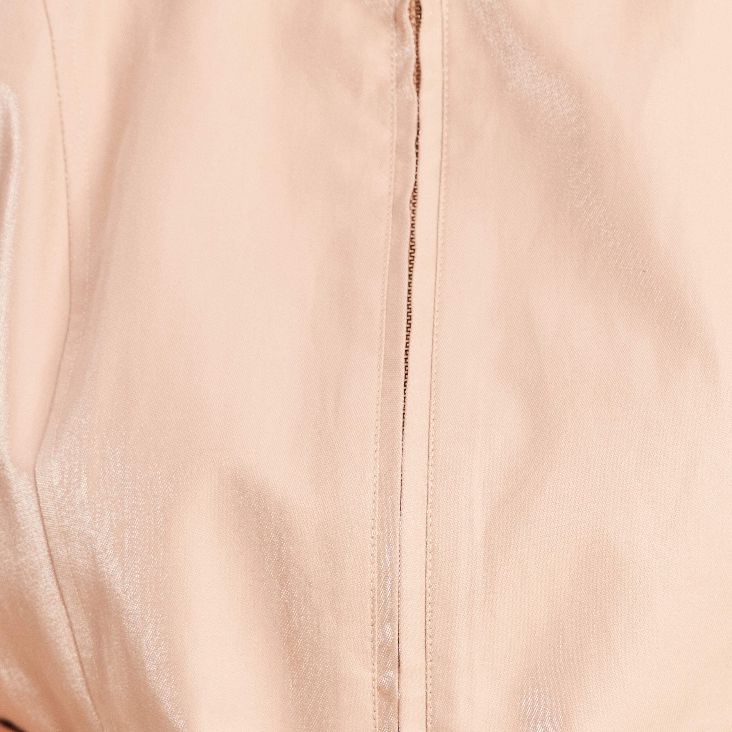 Parka droite ceintur&eacute;e beige femme