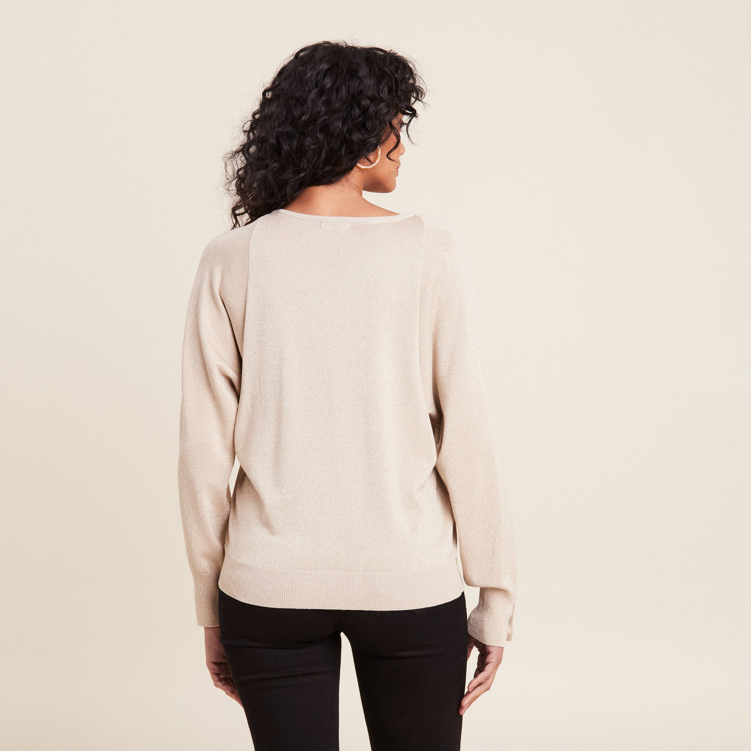 pull manches longues couleur or femme Pull manches longues couleur or femme