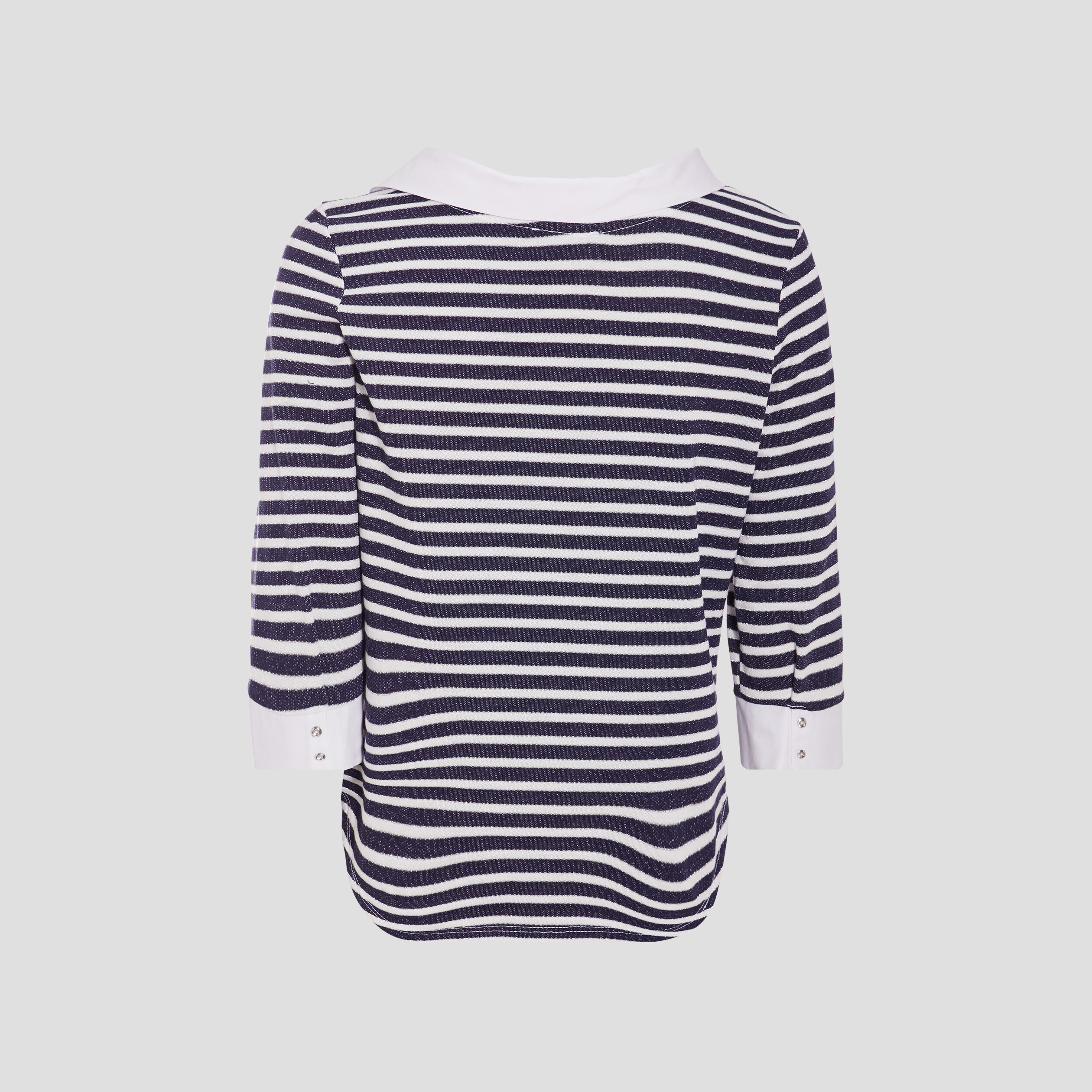 T-shirt manches 3/4 bleu marine femme