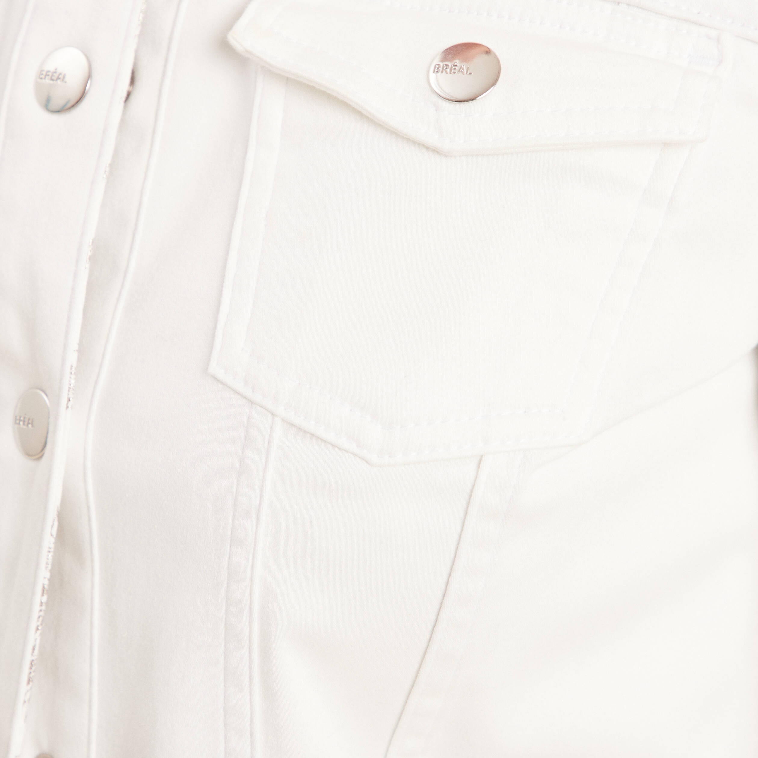 Veste réversible cintrée blanc femme