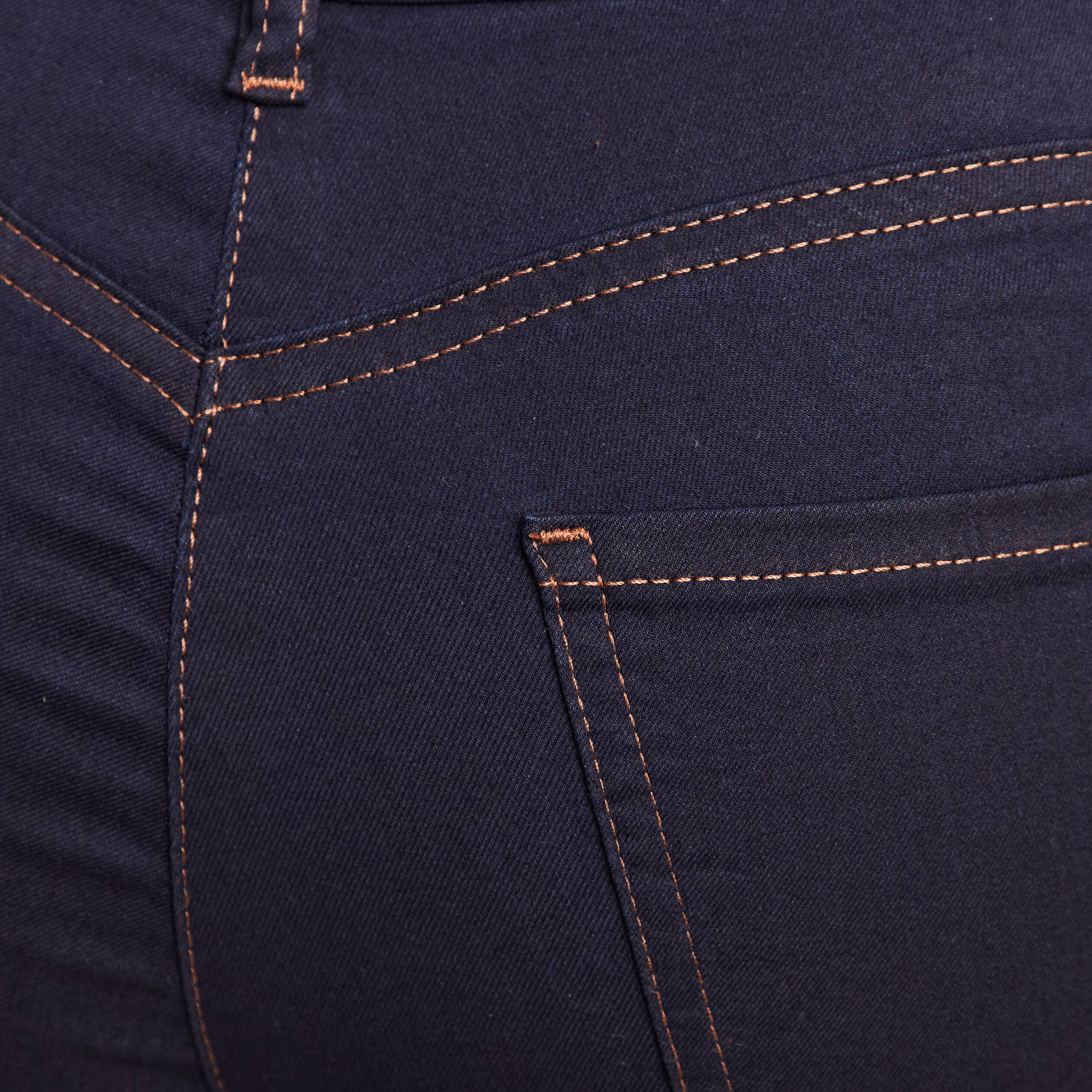 jeans leger taille standard 78eme denim brut femme Jeans léger taille standard 7/8ème denim brut femme