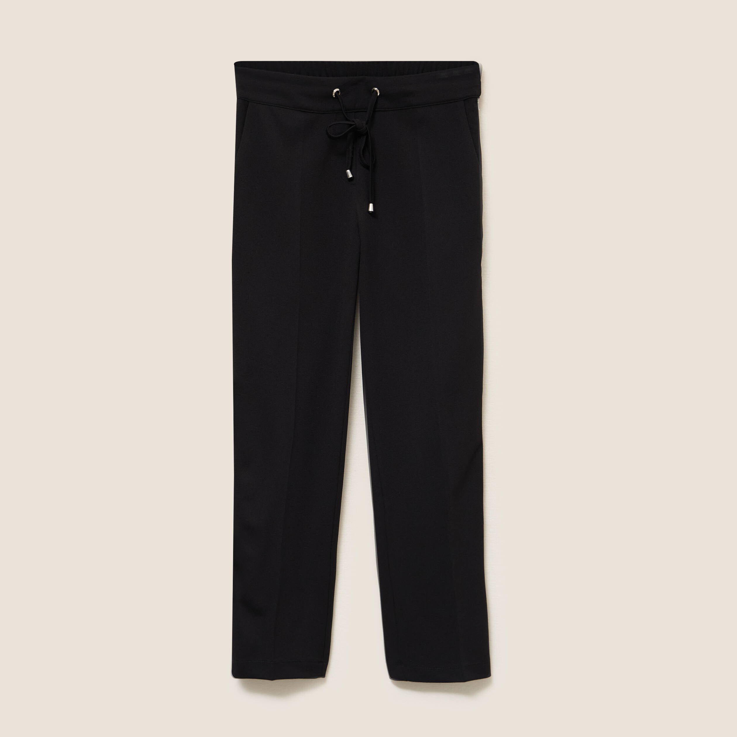 Pantalon taille standard noir femme