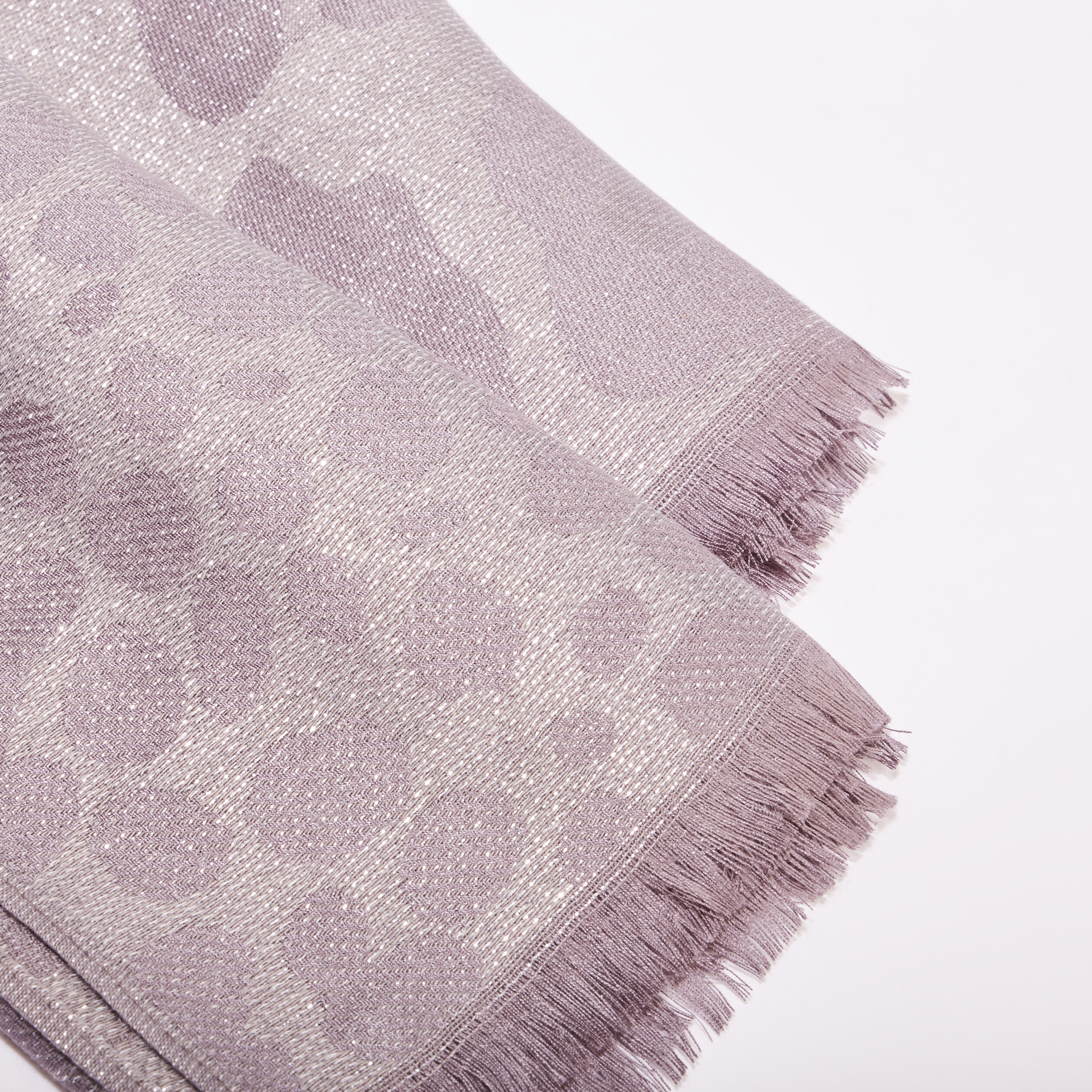 Foulard couleur argent femme