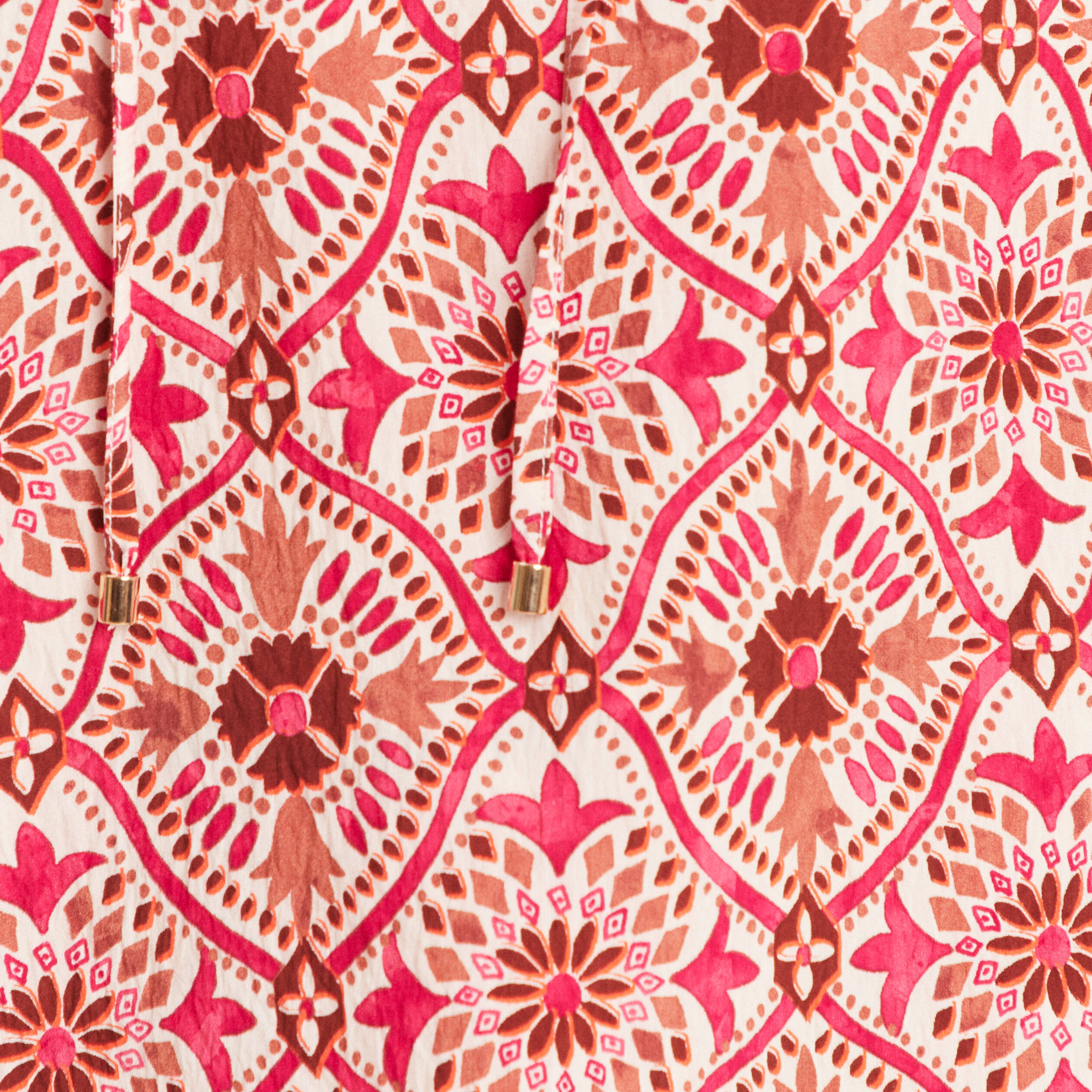 Blouse fluide sans manches rose femme