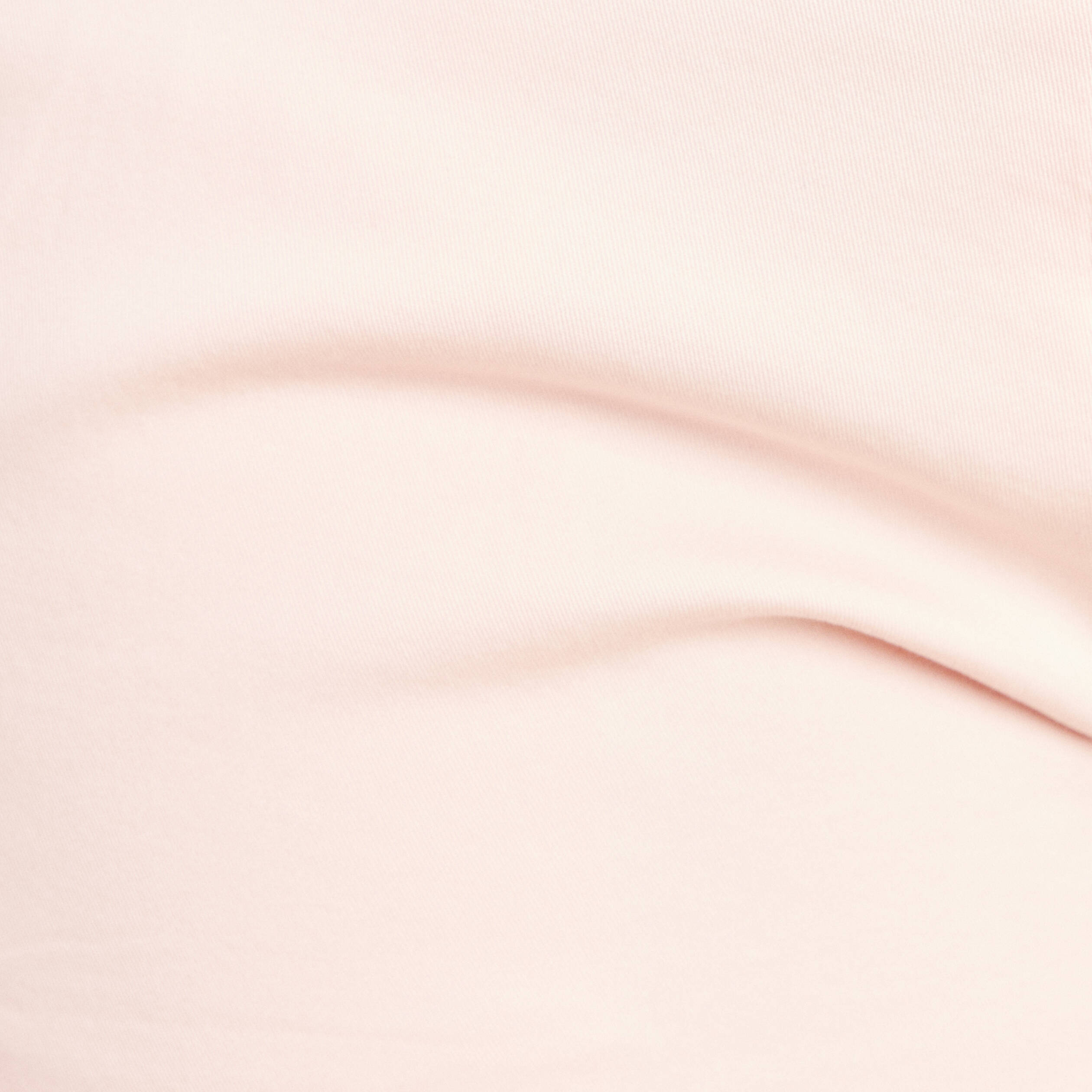 Pantalon coupe chino taille bascul&eacute;e rose poudr&eacute;e femme