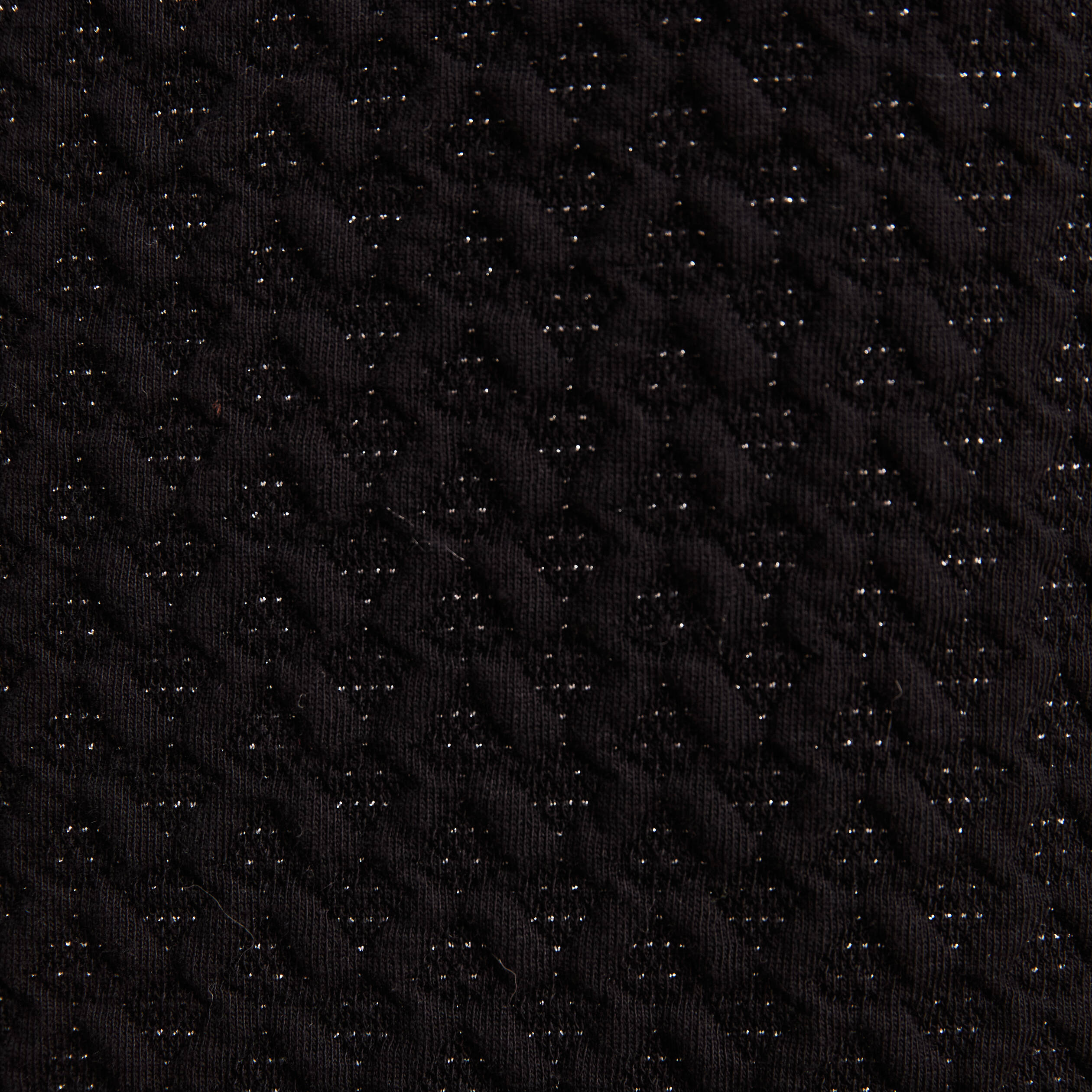 Robe droite manches 3/4 noir femme